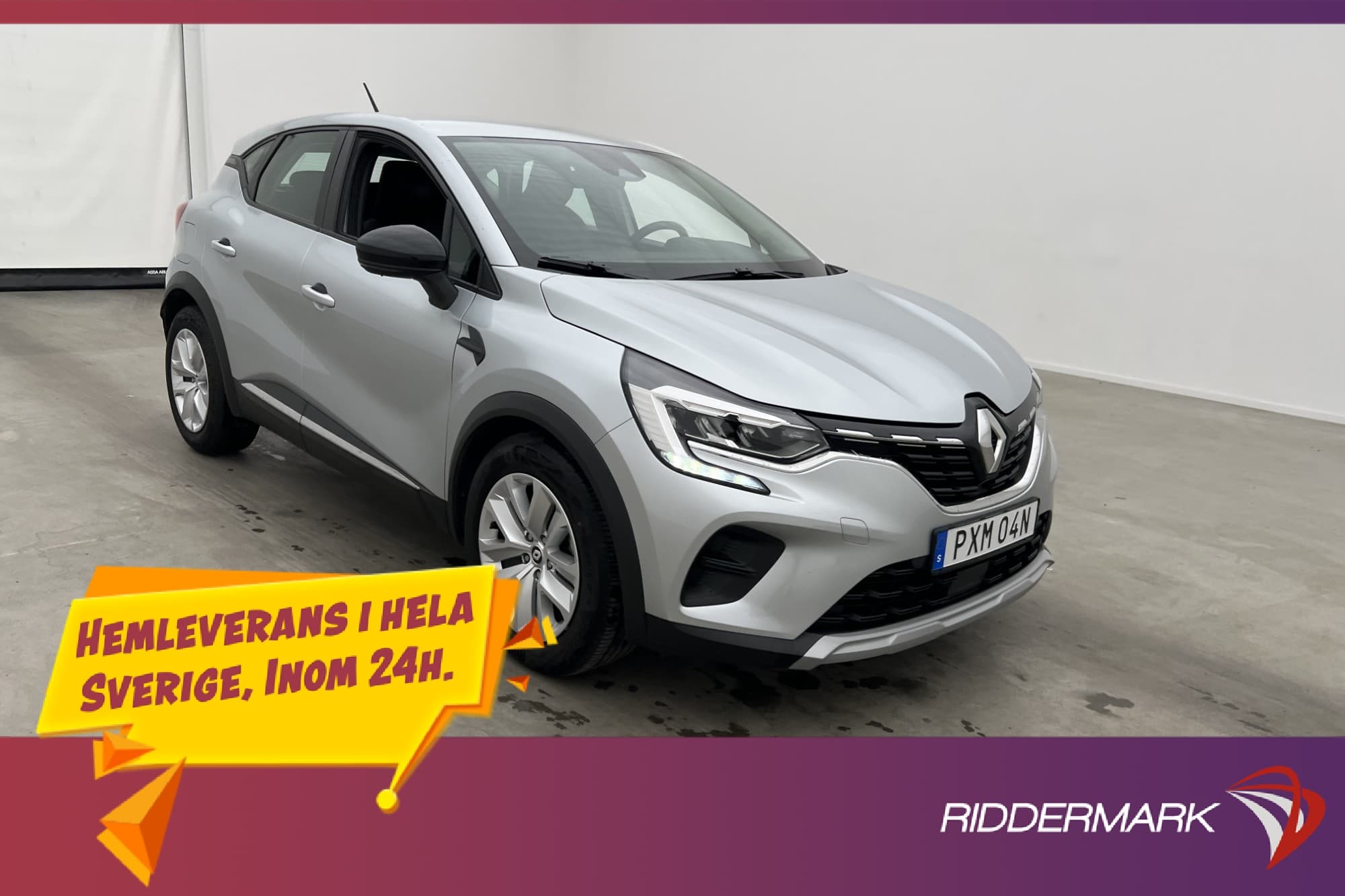 Renault Captur 91hk Sensorer Farthållare Låg-Skatt 0.53l/mil