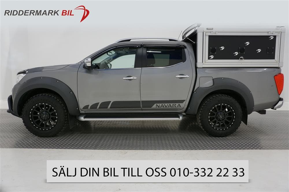 Nissan Navara Tekna 2.3dCi Eu6 4x4 190hk Breddare Hundkåpa 