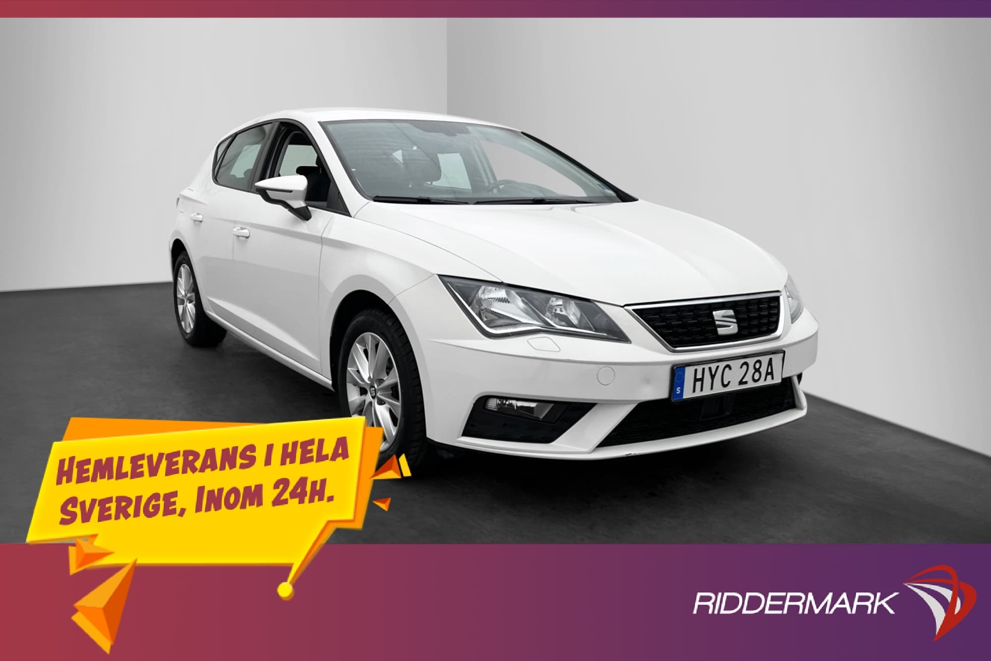 Seat Leon 1.5 TGI 130hk Style Kamera Bluetooth Farthållare