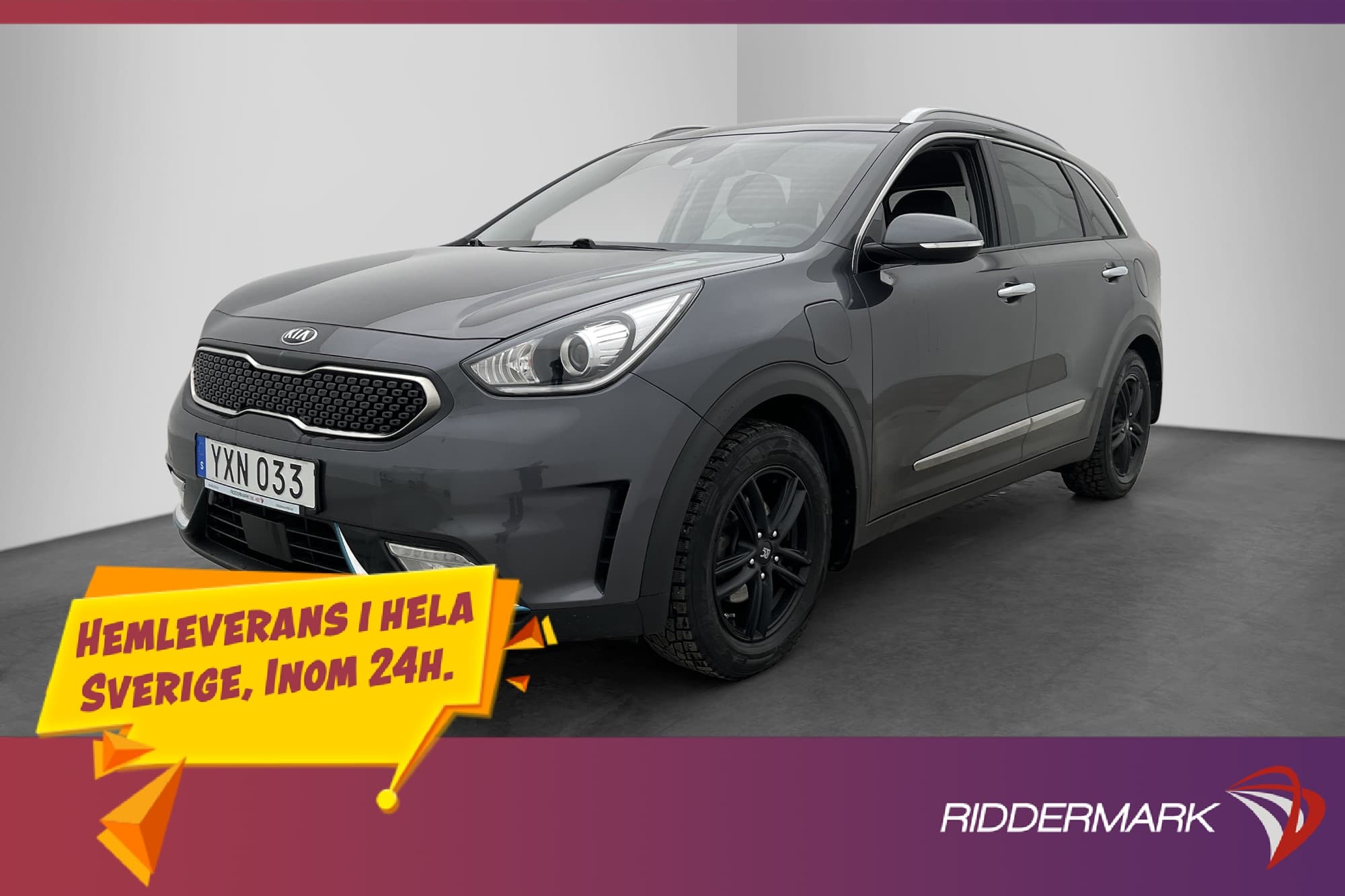 Kia Niro P-HEV 141hk Advance Plus Dragkrok Värmare Kamera