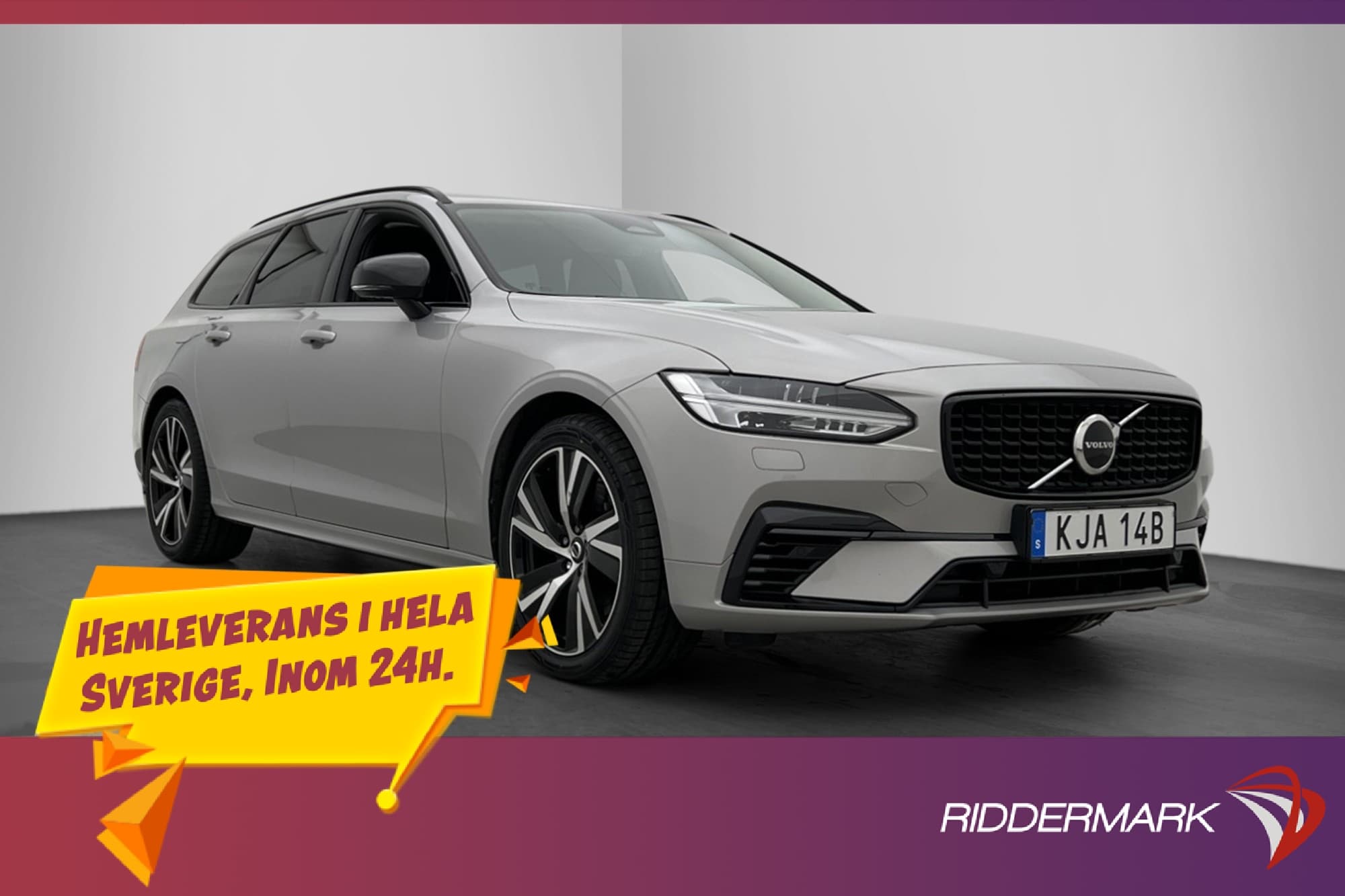 Volvo V90 Recharge T6 AWD 350hk Plus Dark Värm Drag Kamera