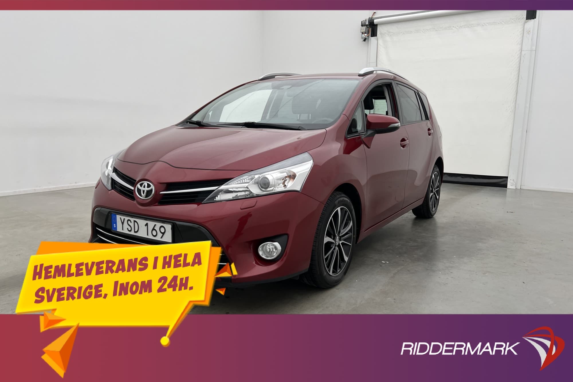 Toyota Verso 1.8 7-sits  Intense Kamera 1-ÄGARE Fullservad
