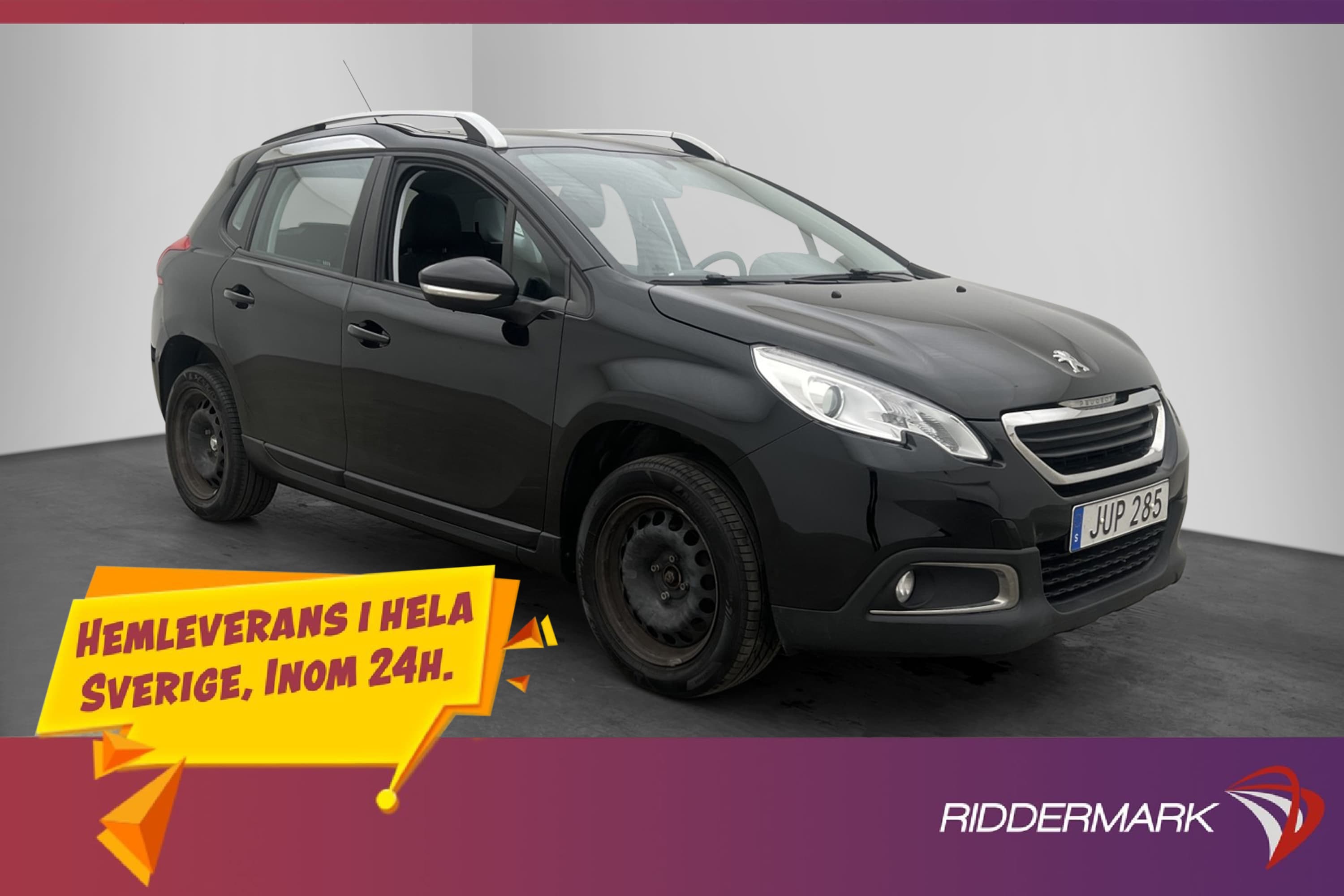 Peugeot 2008 1.2 VTi 82hk Panorama Sensorer Farthållare