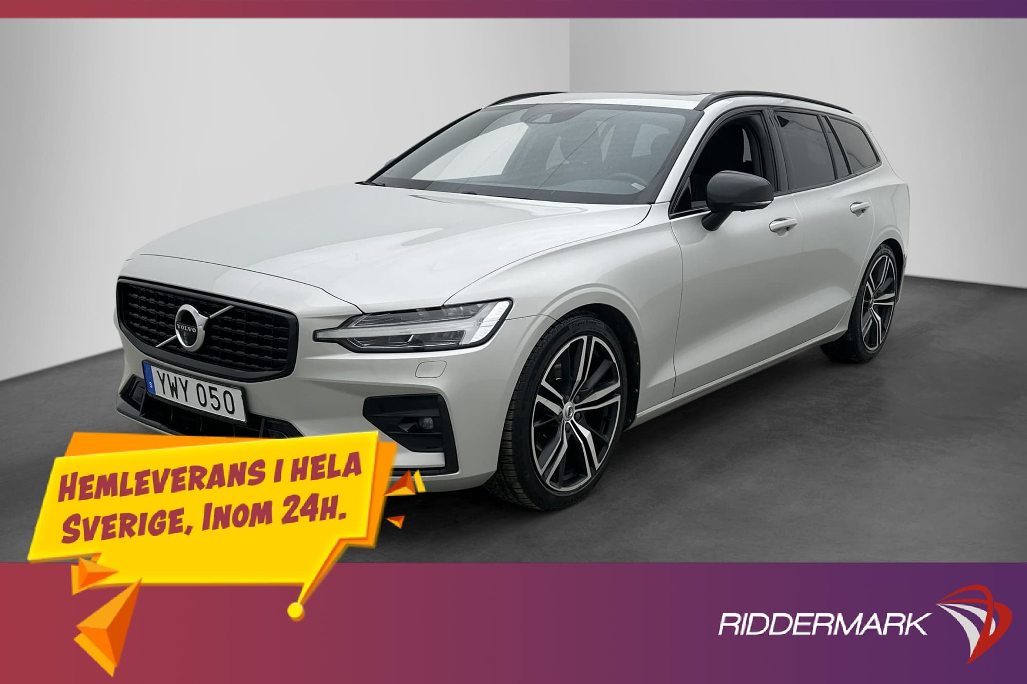 Volvo V60 T5 250hk R-Design Värmare Panorama H/K 360°  Skinn