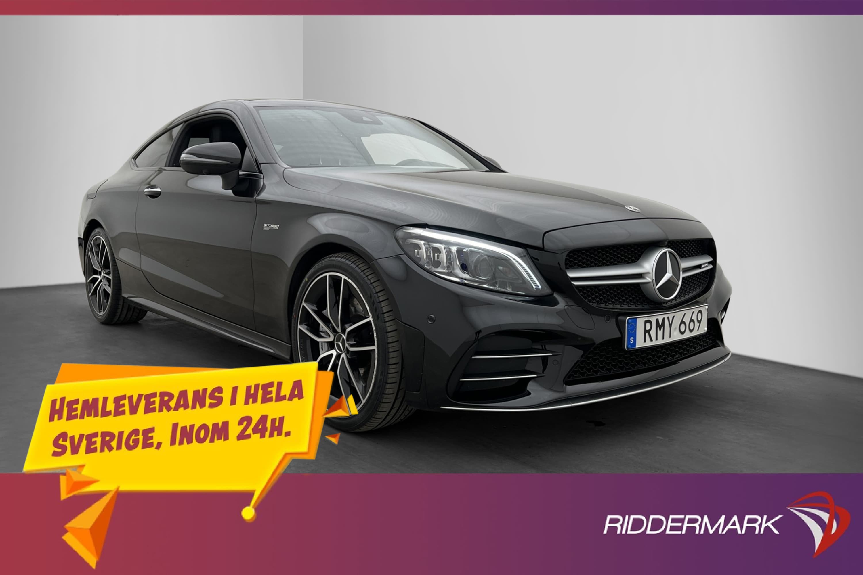 Mercedes-Benz C 43 AMG 4M Coupé 390hk Premium + Pano Cockpit