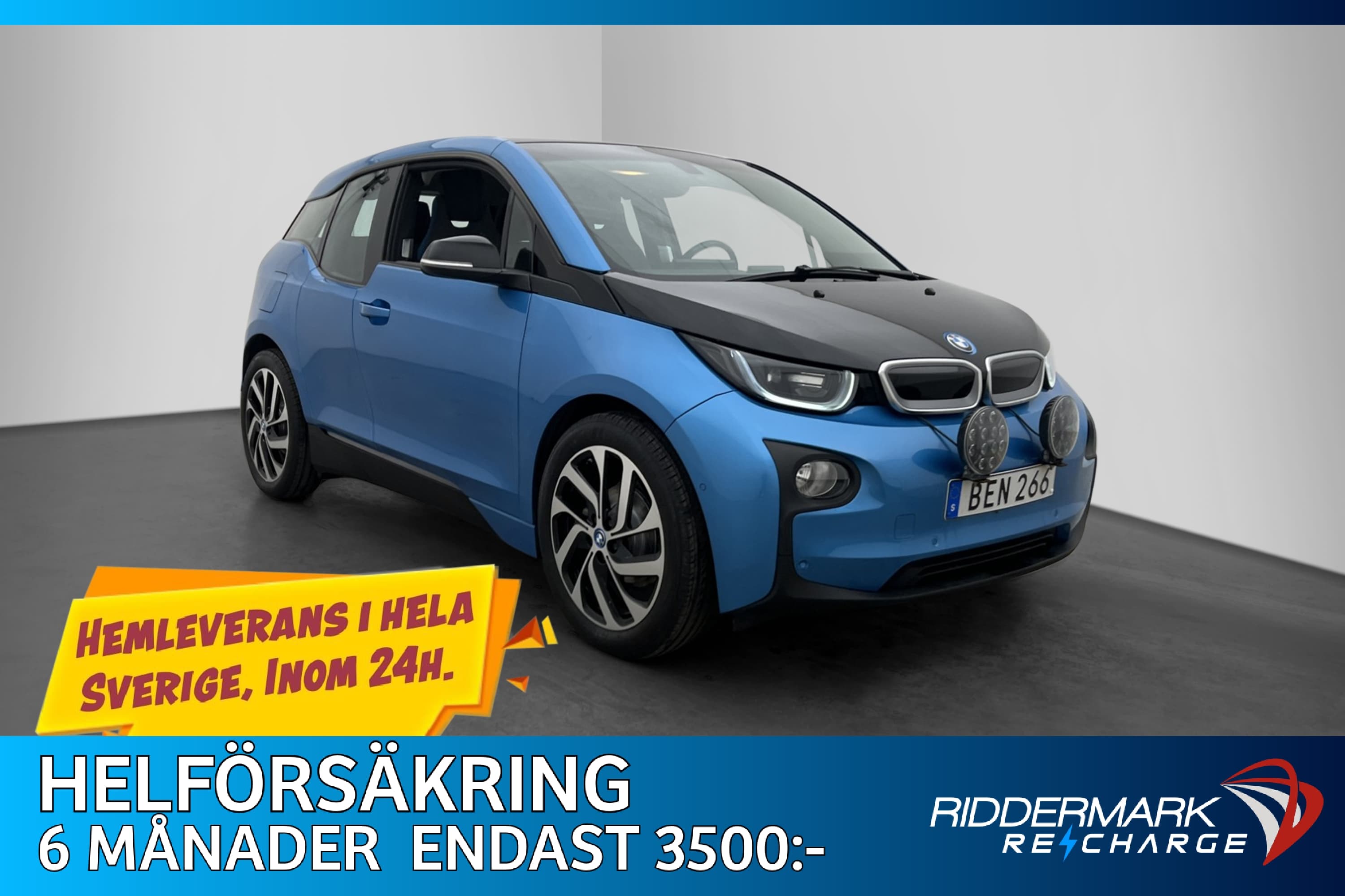 BMW I3 94 Ah 170hk Comfort Advanced Värmare Kamera Navi