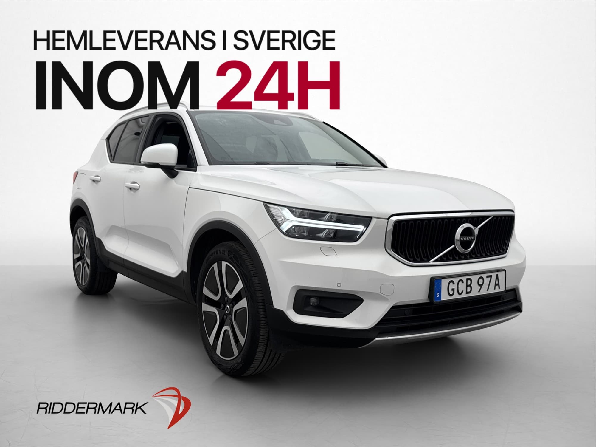 Volvo XC40 B4 Advanced VOC Värmare Kamera CarPlay Rattvärme