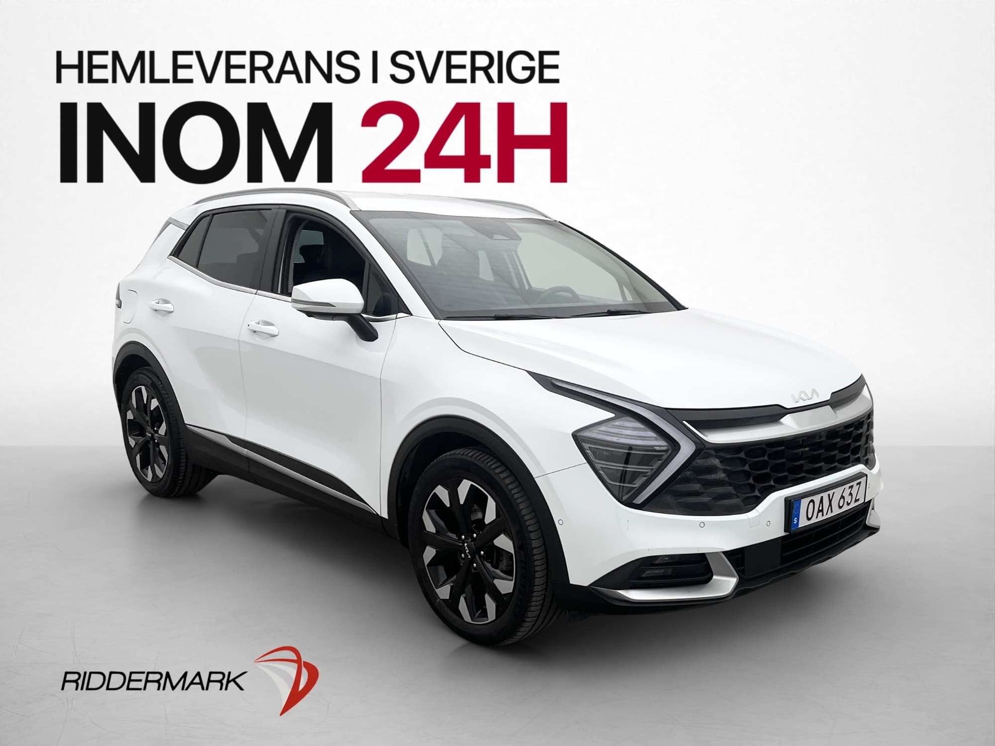 Kia Sportage PHEV AWD 265hk Advance H/K 360° Drag MOMS