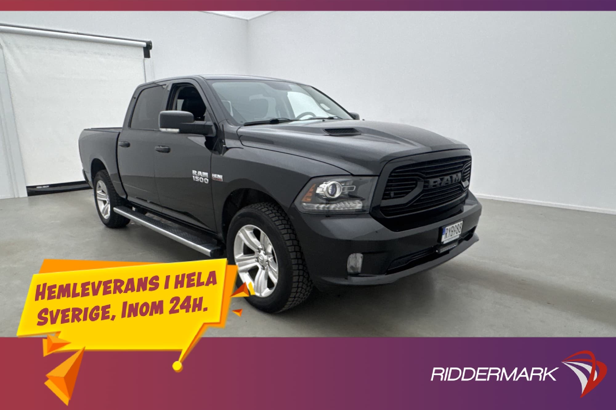 Dodge RAM Sport 5.7 4x4 Luftfjädring Drag Skinn Alpine Moms