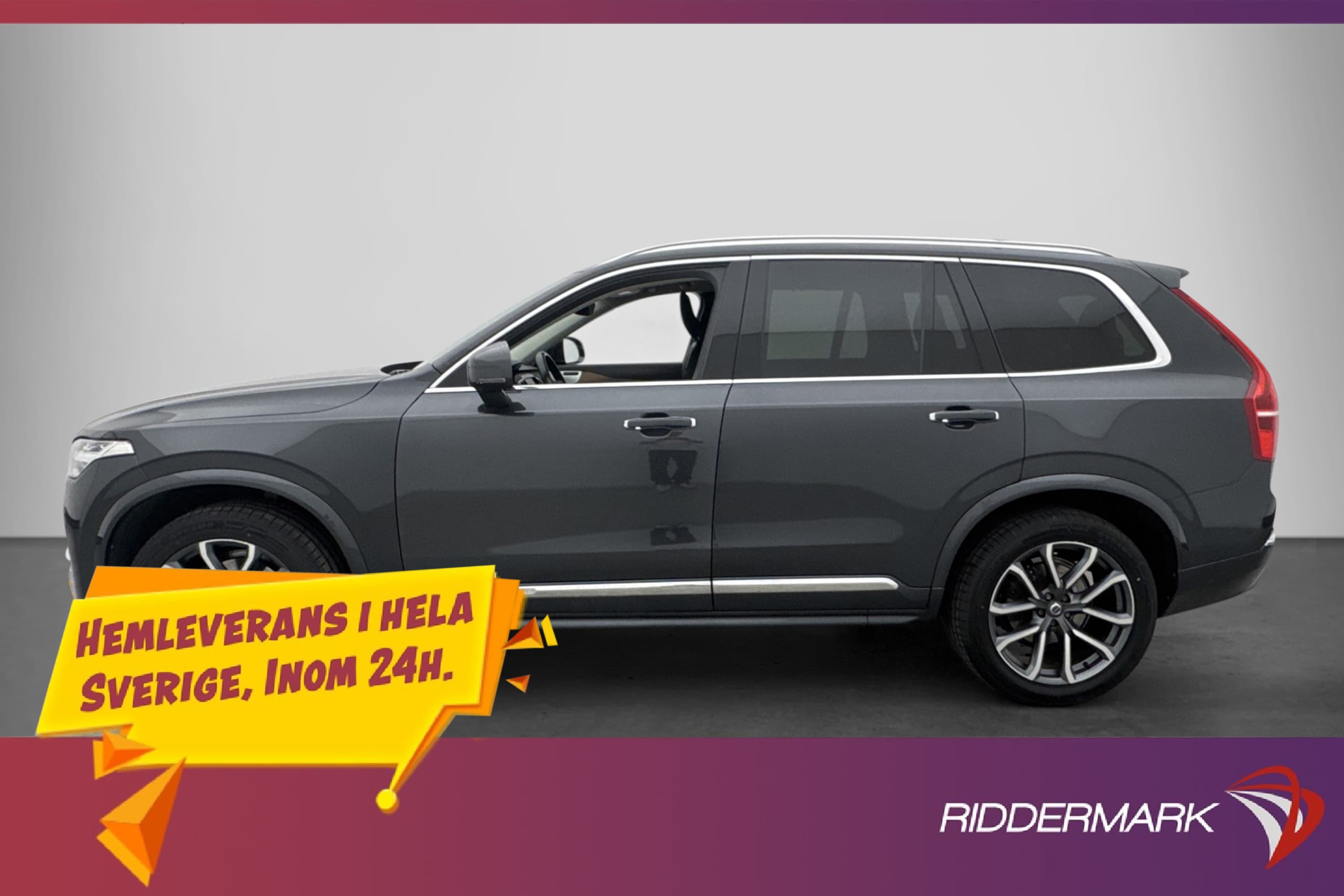 Volvo XC90 D5 AWD Inscription 7Sits B&W Skinn 360° HuD 4-Zon