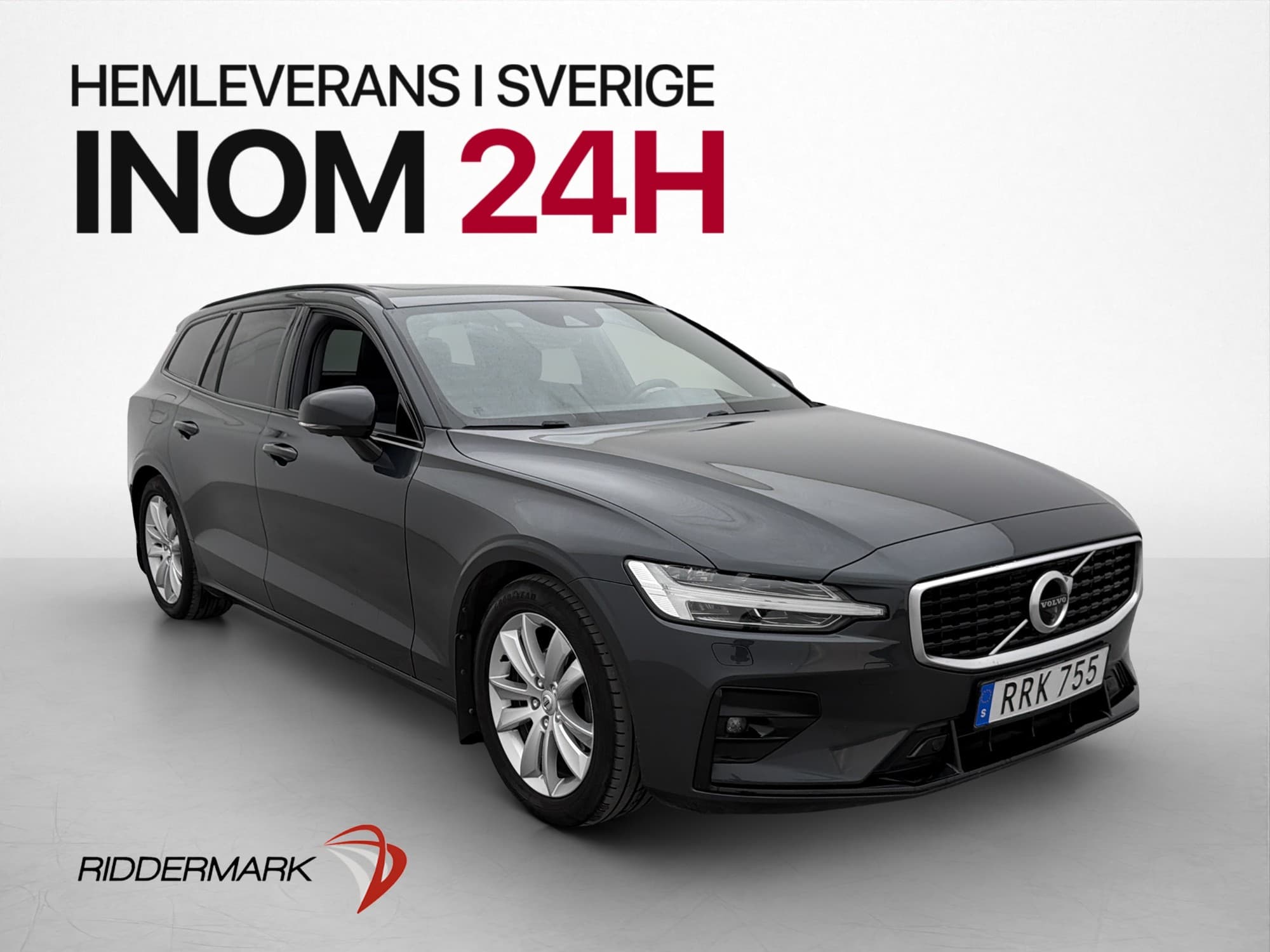 Volvo V60 D4 AWD R-Design Värm Pano Skinn H/K 360° HUD Drag