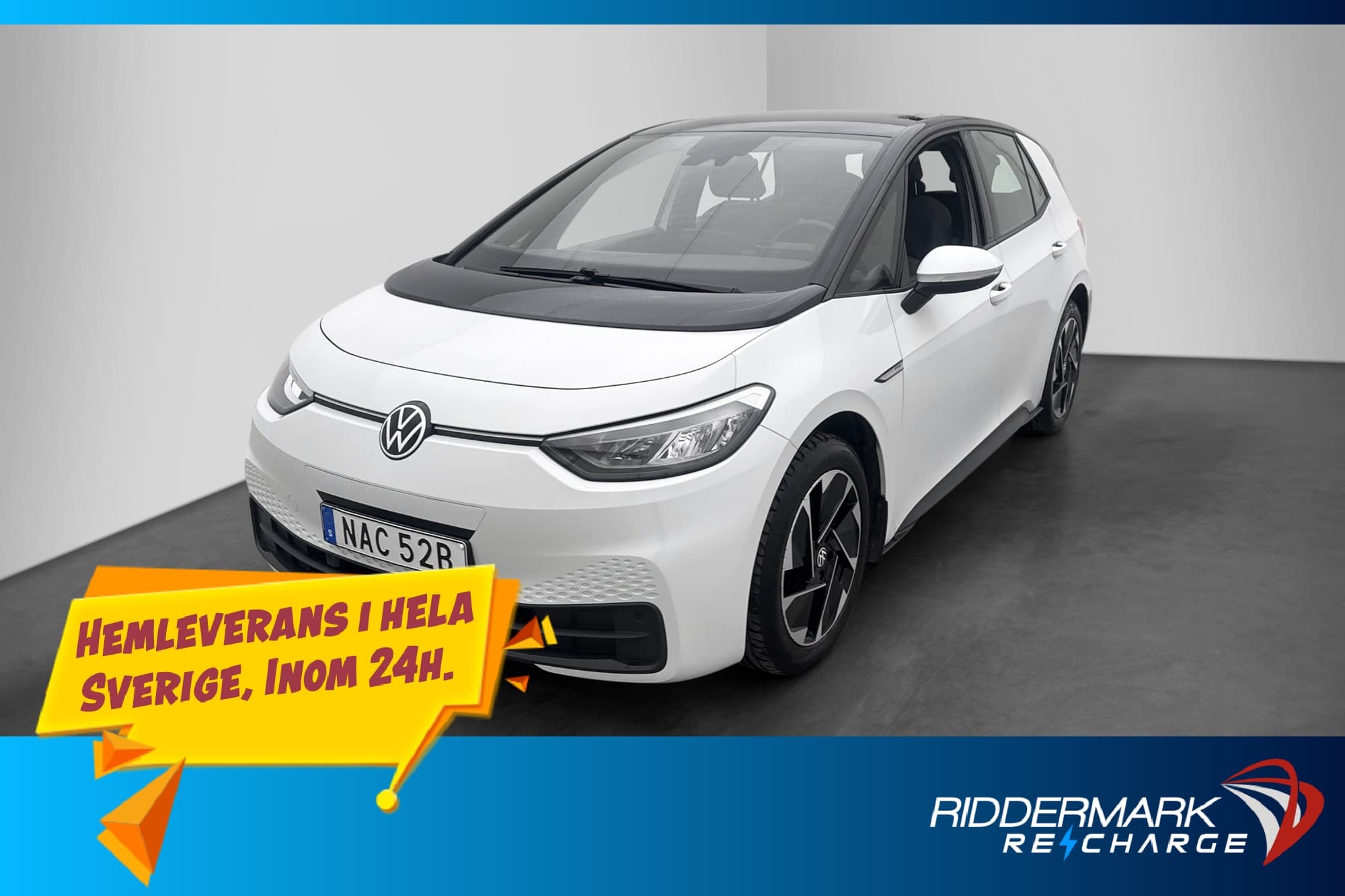 Volkswagen ID.3 Pro Performance Värmare CarPlay Rattvärme