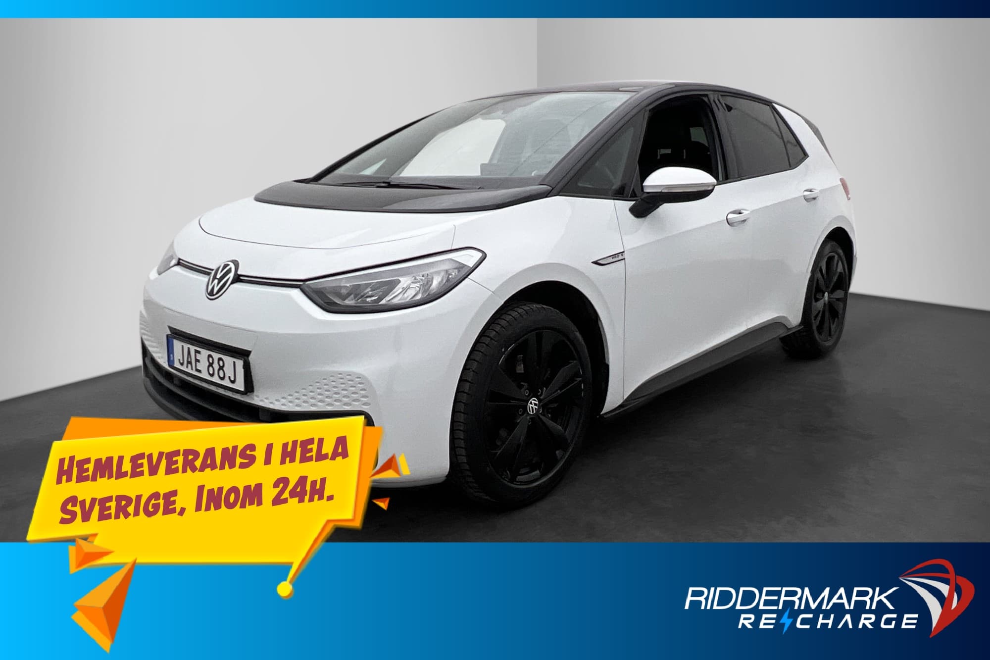 Volkswagen ID.3 Pro S 77 kWh Värmare Navi Rattvärme MOMS