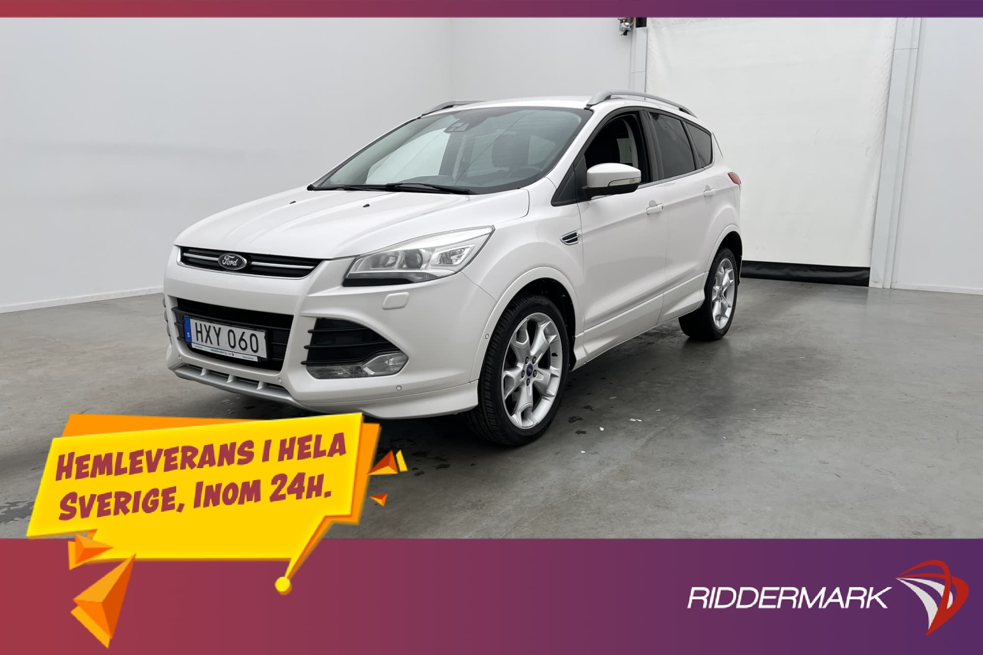 Ford Kuga 2.0 TDCi AWD 163hk Titanium X Drag Halvskinn 