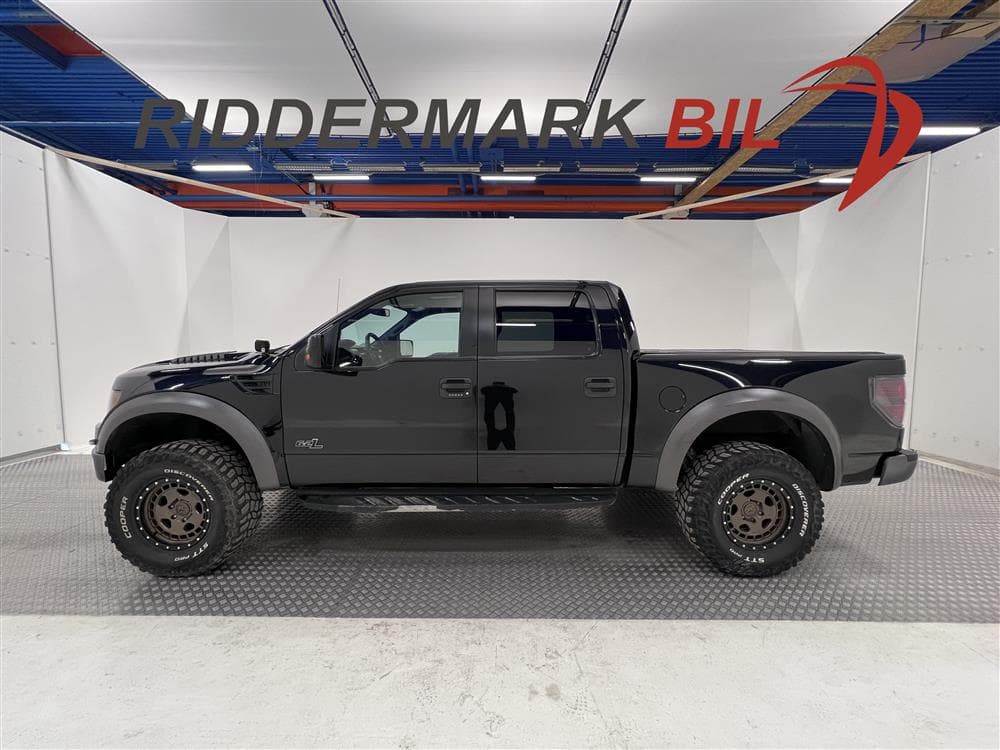Ford F-150 Raptor SVT 6.2 Aut 417hk Breddare Värmare Moms