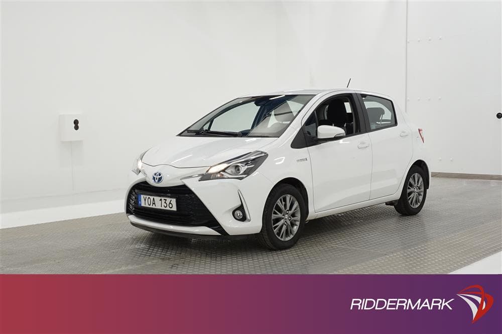Toyota Yaris 1.5 Hybrid 101hk Backkamera Låg Skatt 0,33L/mil