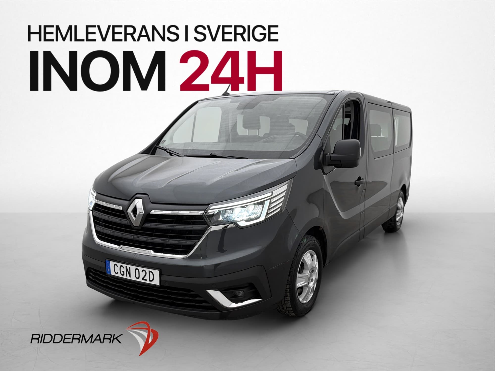 Renault trafic Kombi Lång Drag 9-Sits B-Kamera CARPLAY Moms