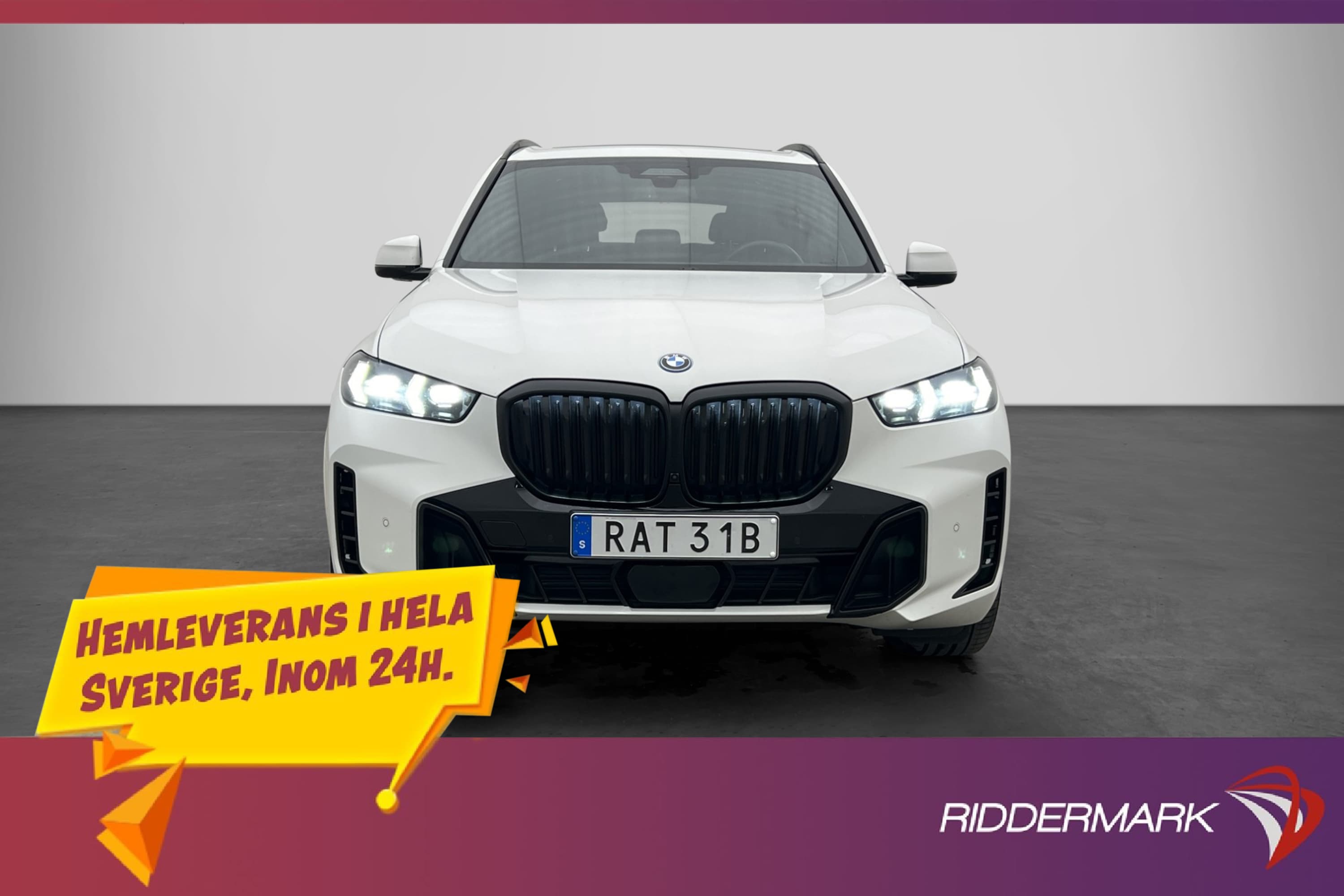 BMW X5 xDrive50e M Sport Innovation Pano H/K Luftfjädr Drag