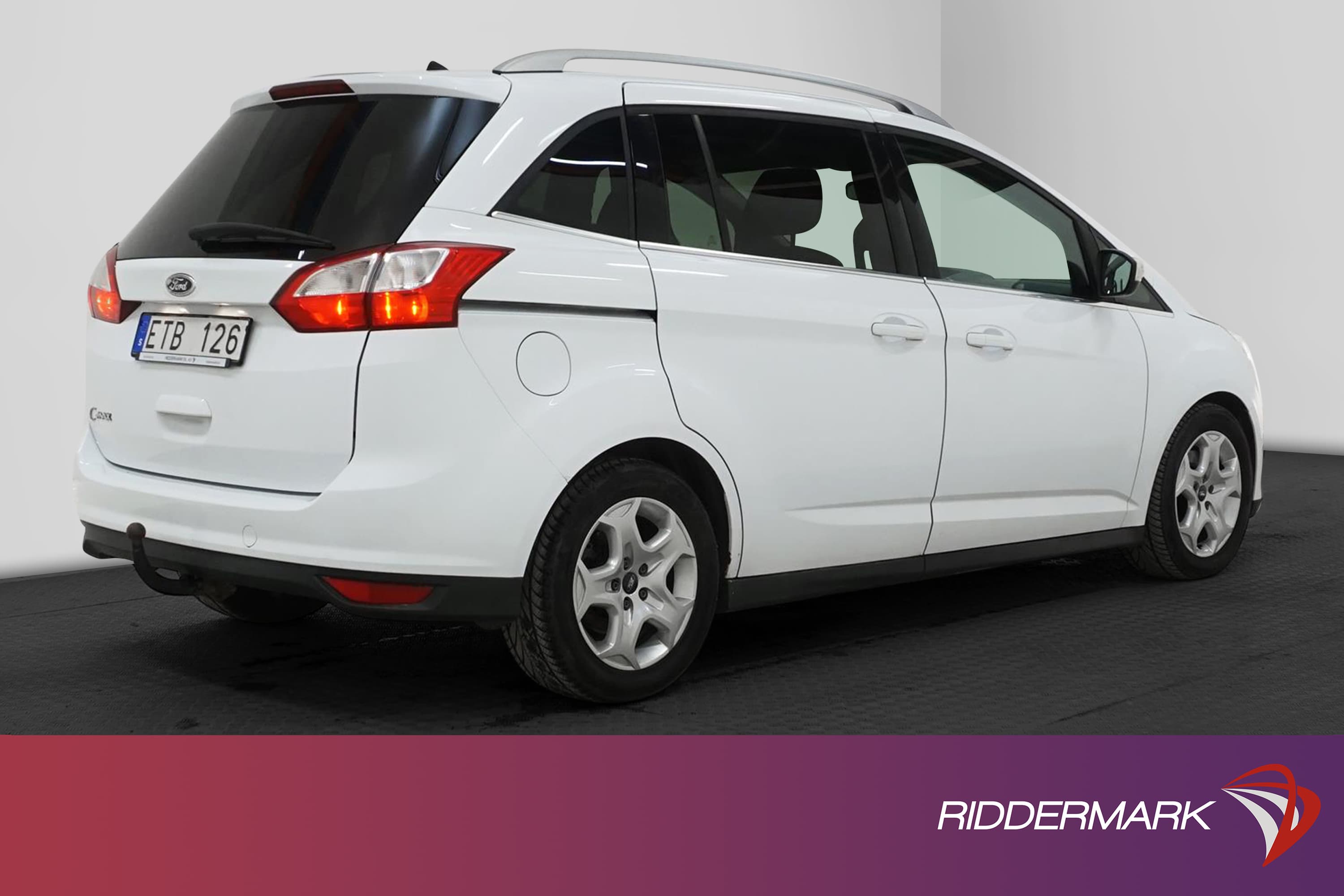 Ford Grand C-Max 95hk 7-sits D-värm Drag Välservad 0,49l/mil