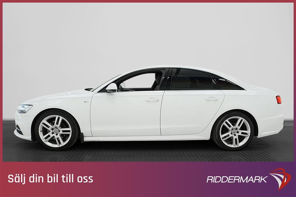 Audi A6 2.0 TDI 190hk Quattro S-Line Värmare Dragkrok Matrixexteriör