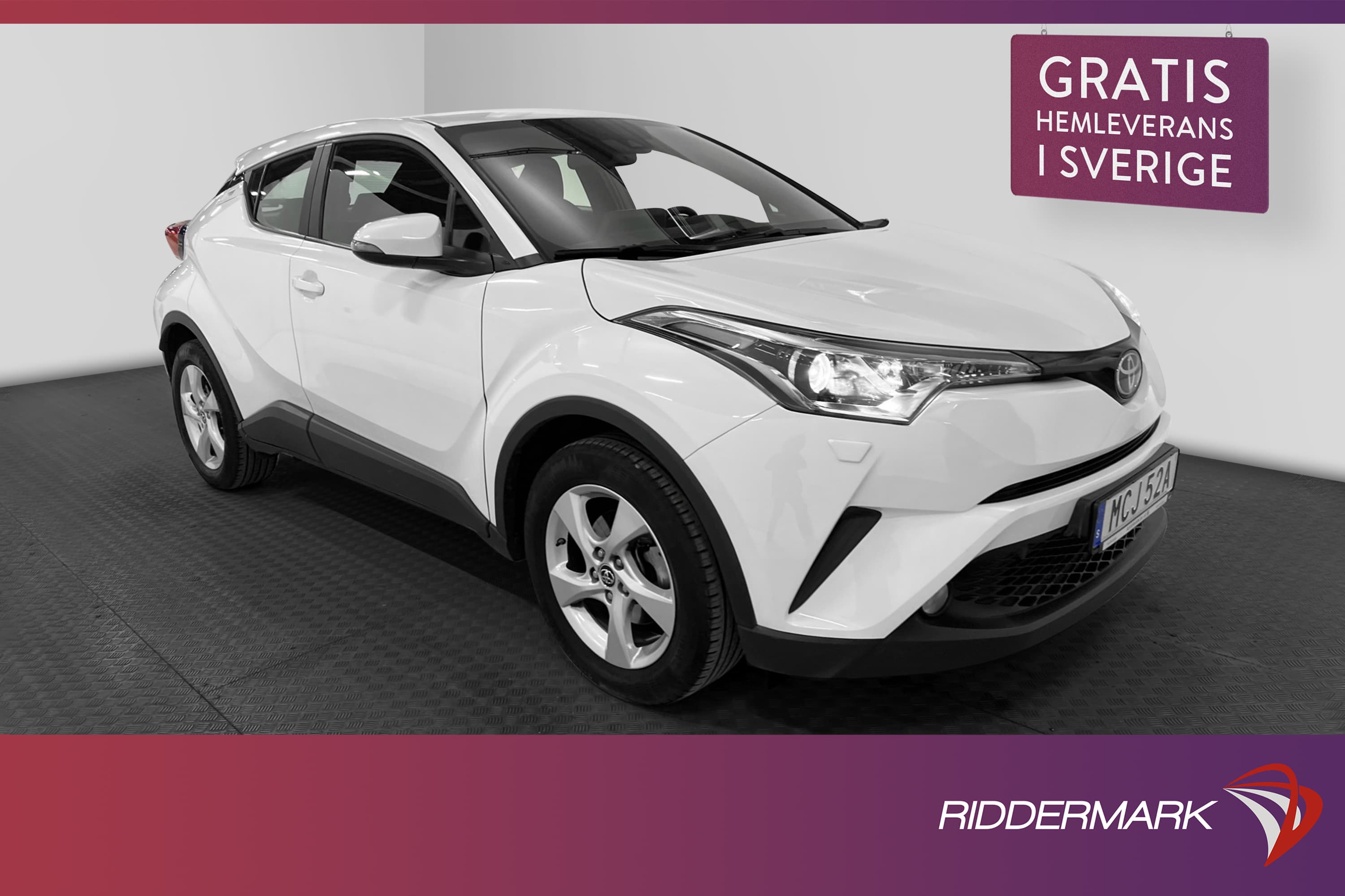 Toyota C-HR 1.2 Turbo AWD 116hk Active Kamera Drag Välservad