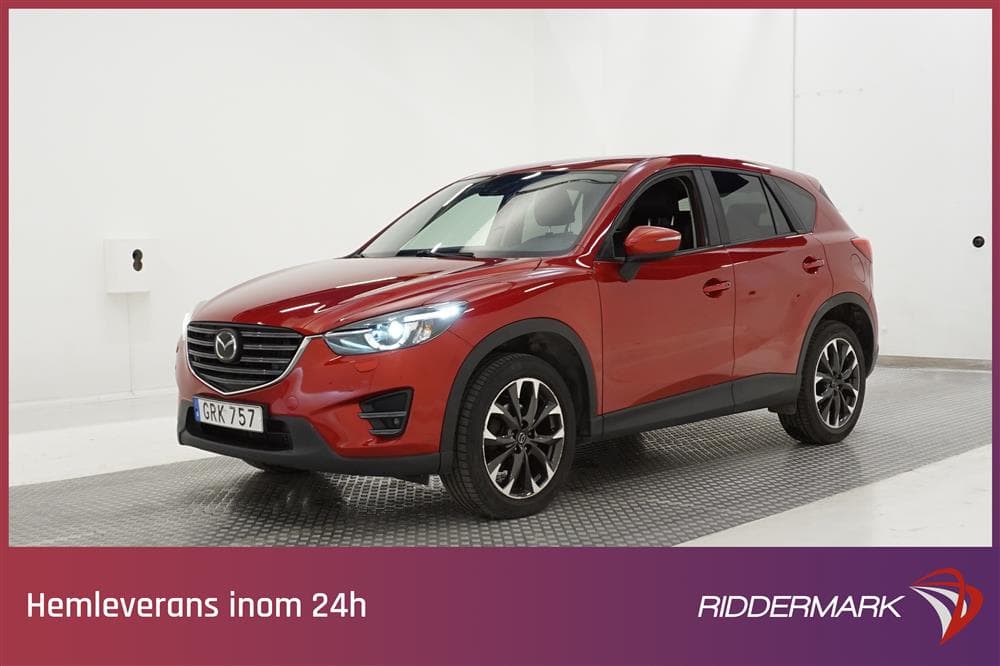 Mazda CX-5 2.5 AWD 192hk Skyactiv Välserv Navi B-kam Drag exteriör