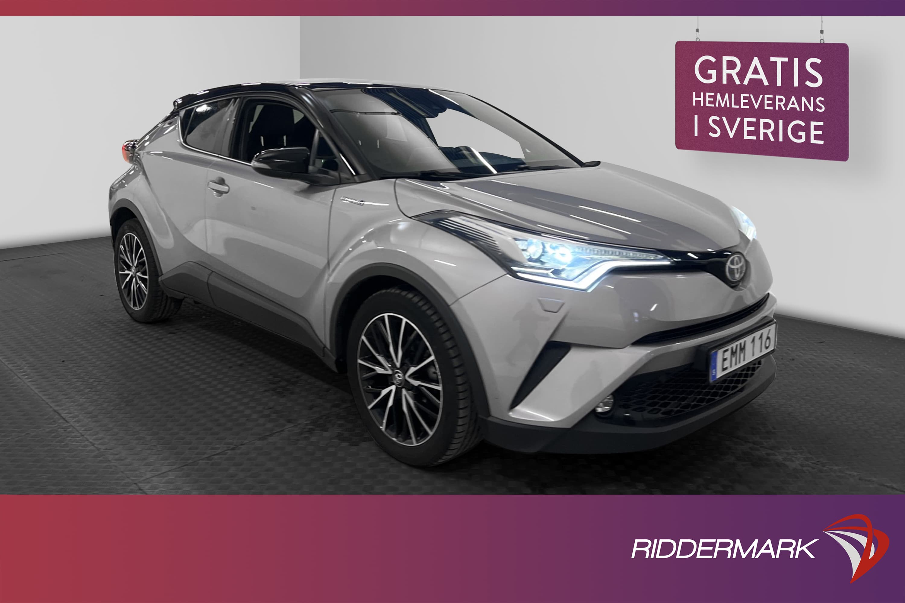 Toyota C-HR Hybrid CVT 122hk X-Edition JBL Kamera Välservad