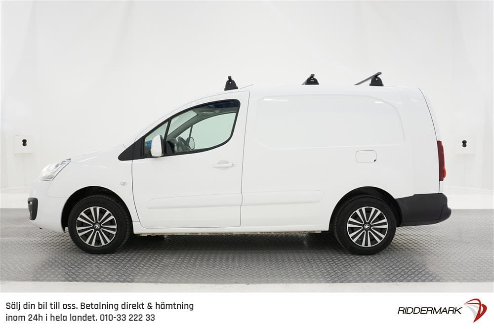 Peugeot Partner 1.6 HDI Eu6 100hk L2 Pro+ Drag Värmare Moms