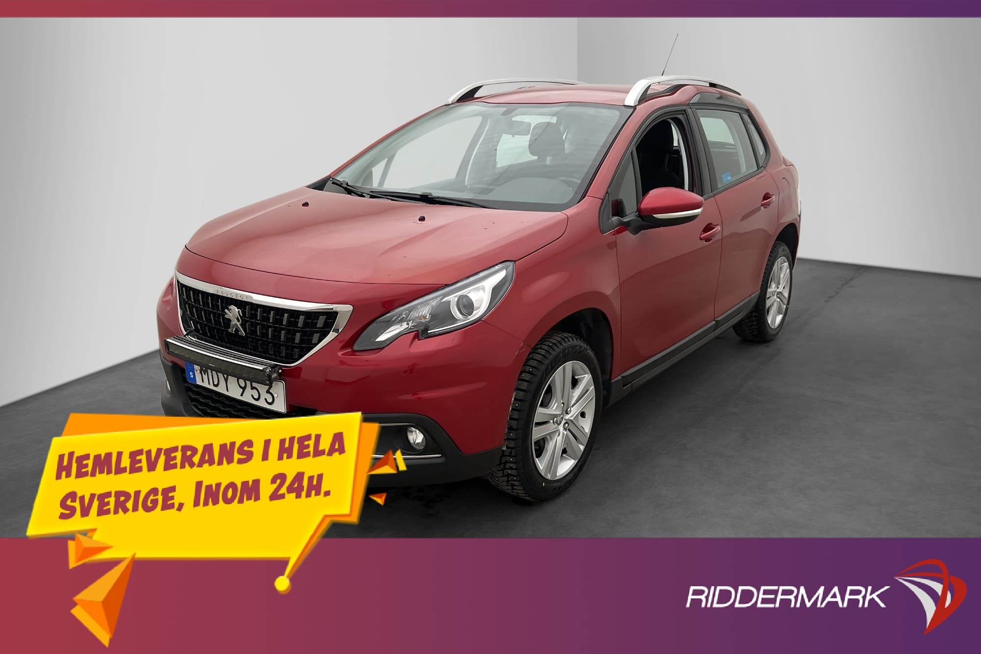 Peugeot 2008 1.2 PureTech 2 Brukare M-Värmare Bluetooth 