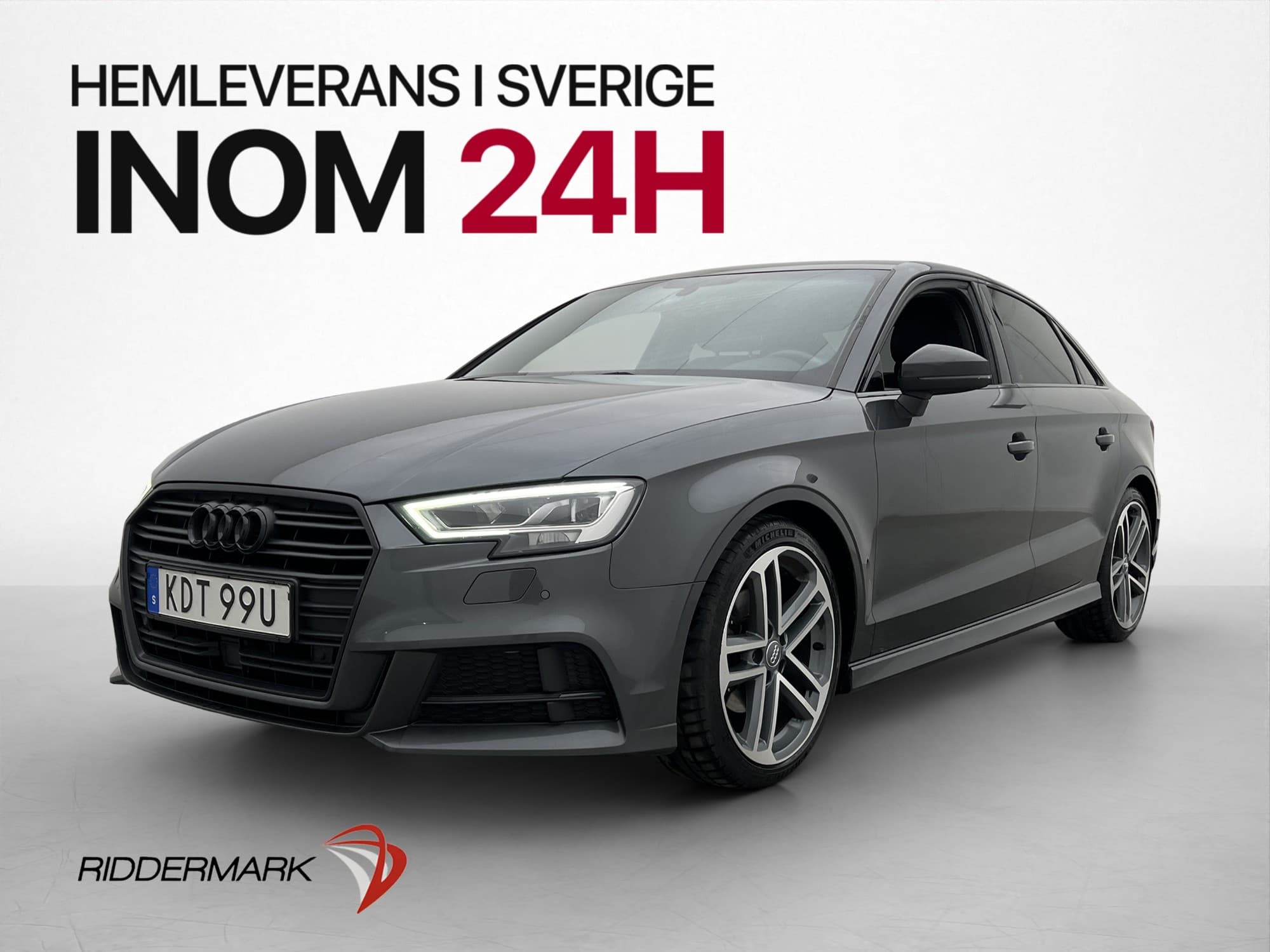 Audi A3 Sedan 35 TFSI 150hk S-Line Fjärr-Värm Kamera Ad-fart