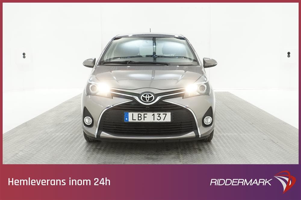 Toyota Yaris 1.33 100hk B-Kam Nyserv Låg Skatt 0,42L/mil