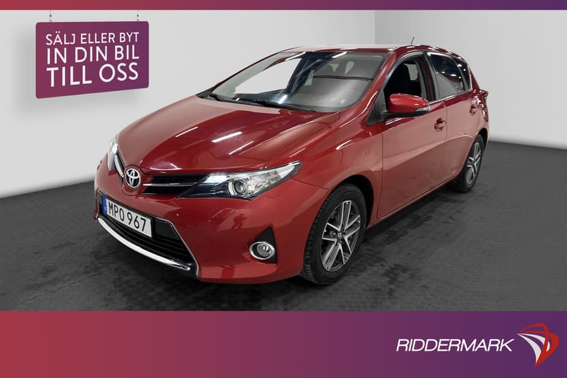 Begagnad Toyota Auris 1.6 Valvematic 132hk 2015 | Riddermark Bil