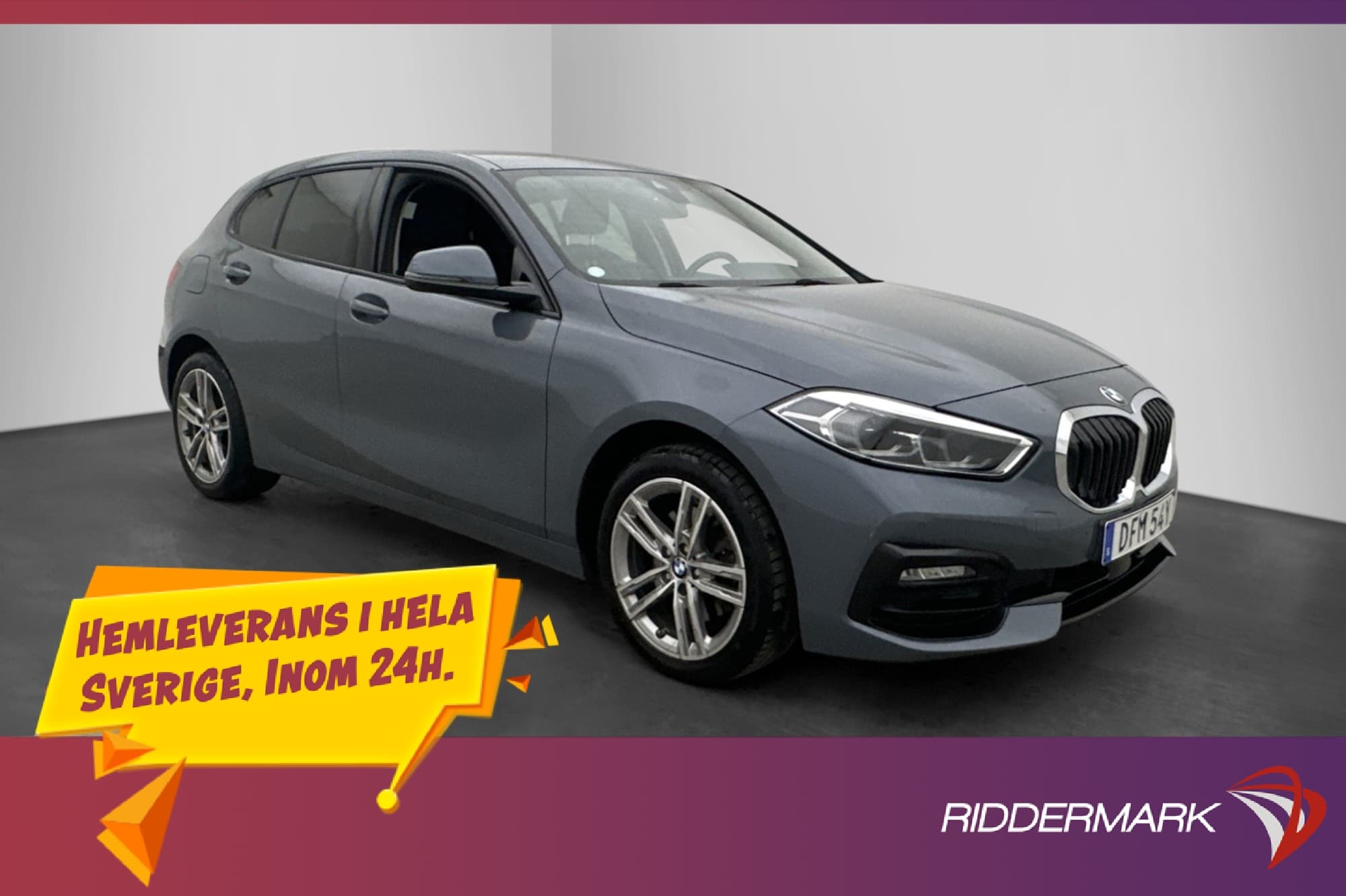 BMW 118i 140hk Sport line Kamera Navi Cockpit CarPlay