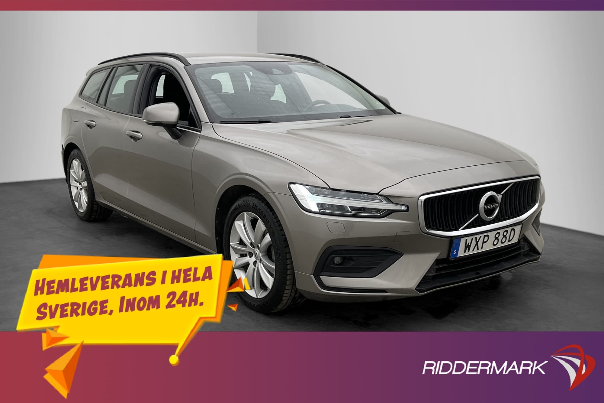 Volvo V60 D4 AWD 190hk Momentum Värmare Kamera VOC Drag