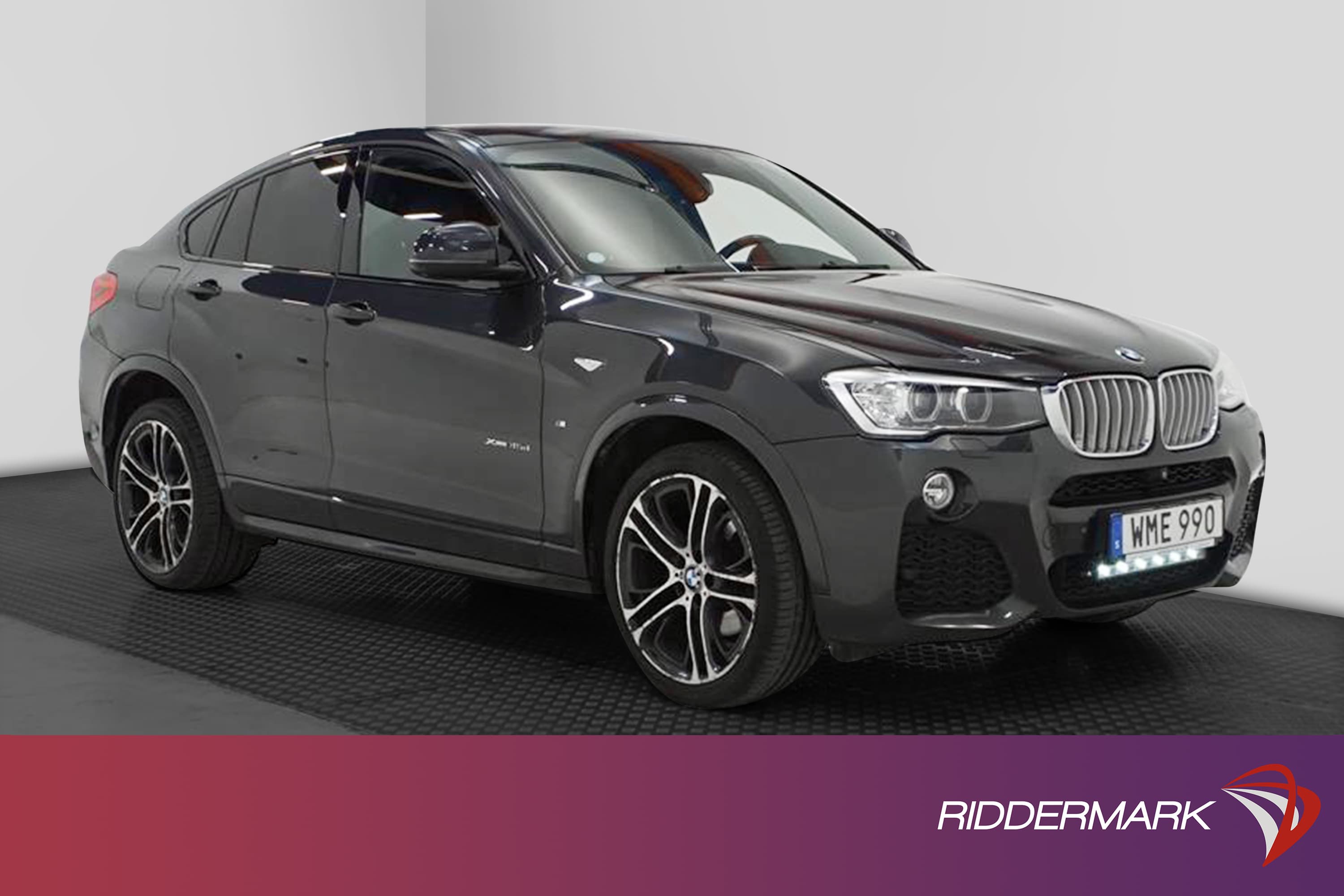 BMW X4 xDrive35d 313hk M-Sport Värmare H/K T-lucka 360° Naviexteriör