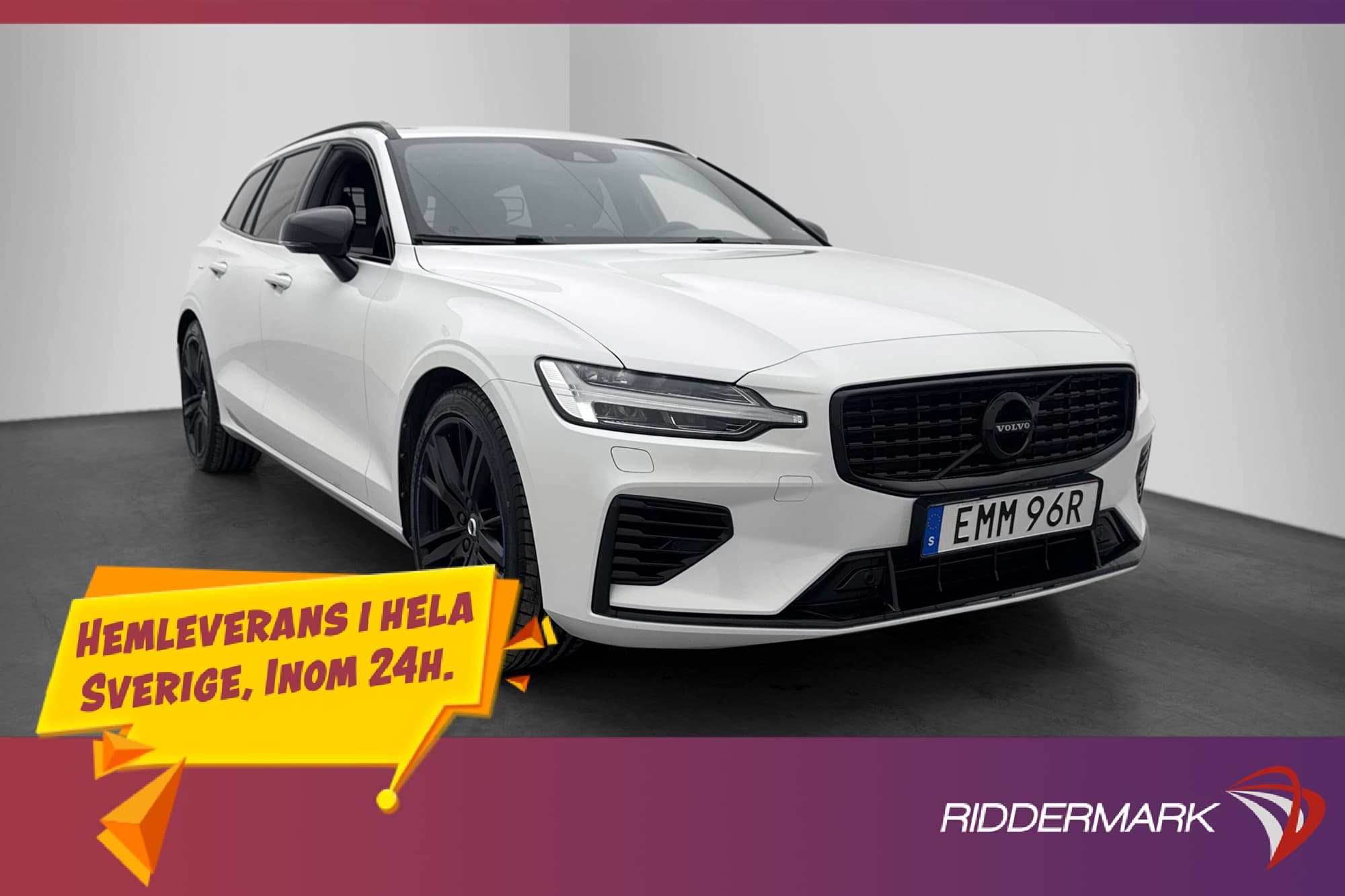 Volvo V60 Recharge T6 AWD R-Design Värmare Kamera Drag MOMS