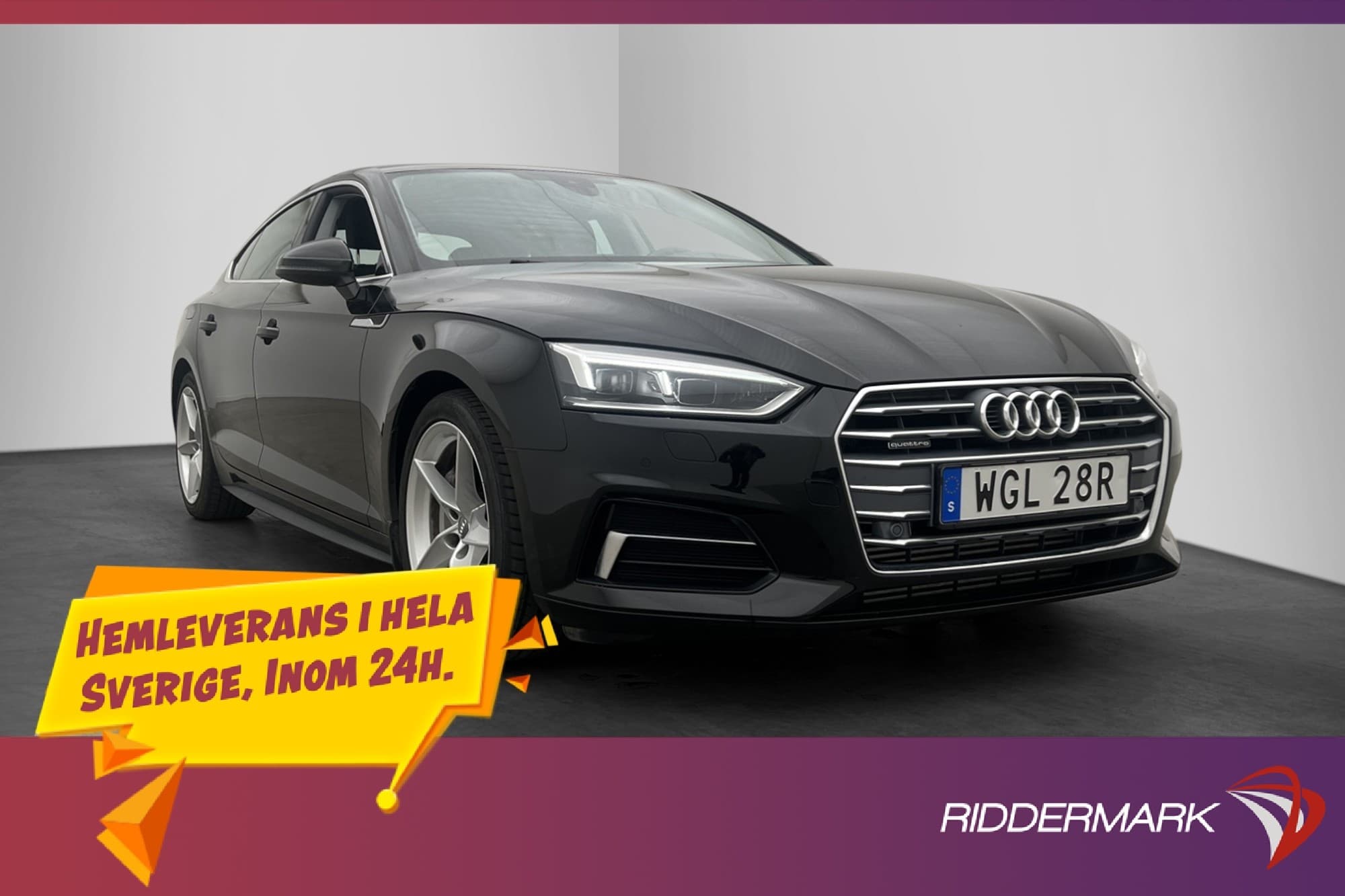 Audi A5 Sportback 45 TFSI Q 245hk Proline P-Sensorer Keyless