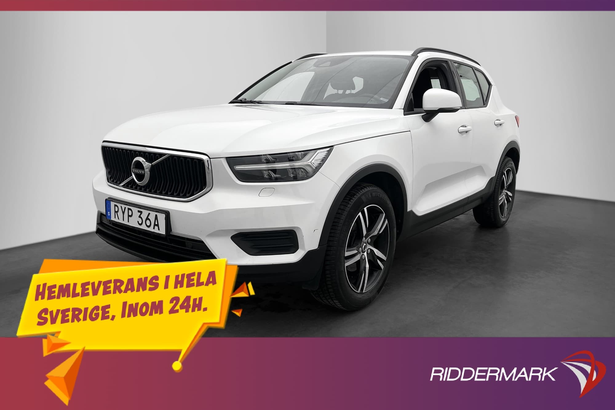Volvo XC40 D3 150hk Kinetic VOC Värmare Kamera Drag Rattvärm