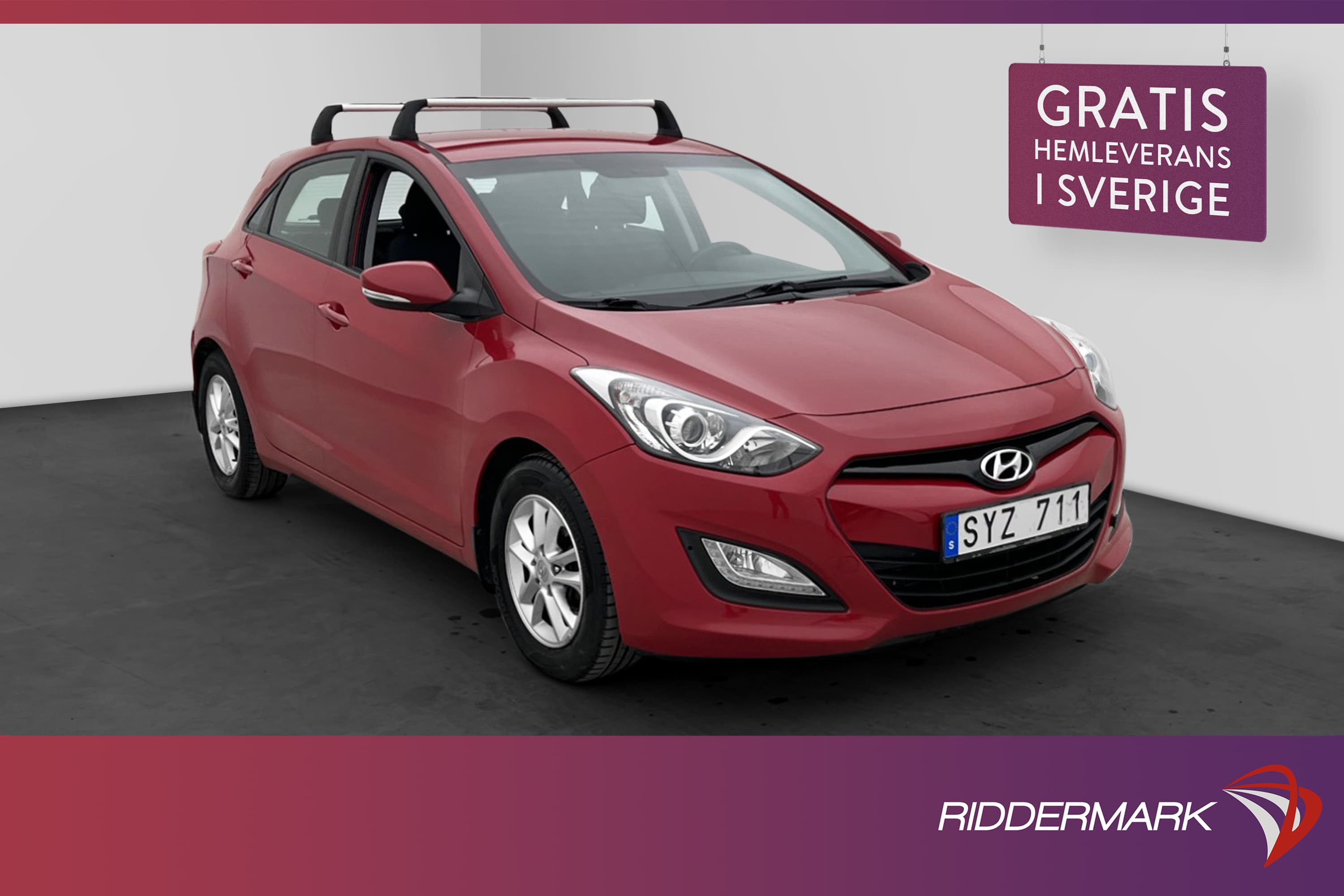 Hyundai i30 1.6 135hk 1-Brukare Värmare Sensorer Välservad