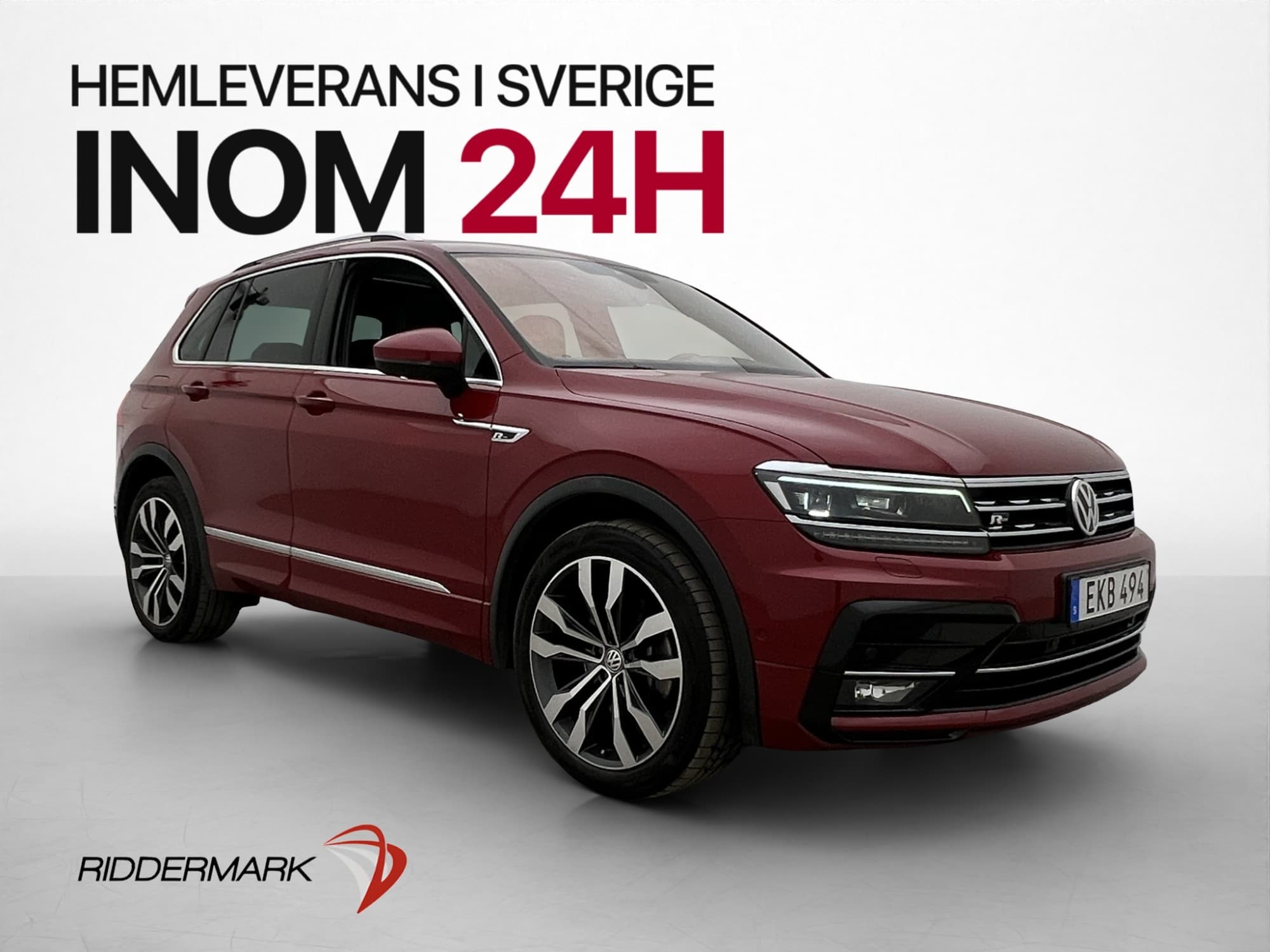 Volkswagen Tiguan TSI 4M 220hk R-Line Pano Värm Kamera Drag 
