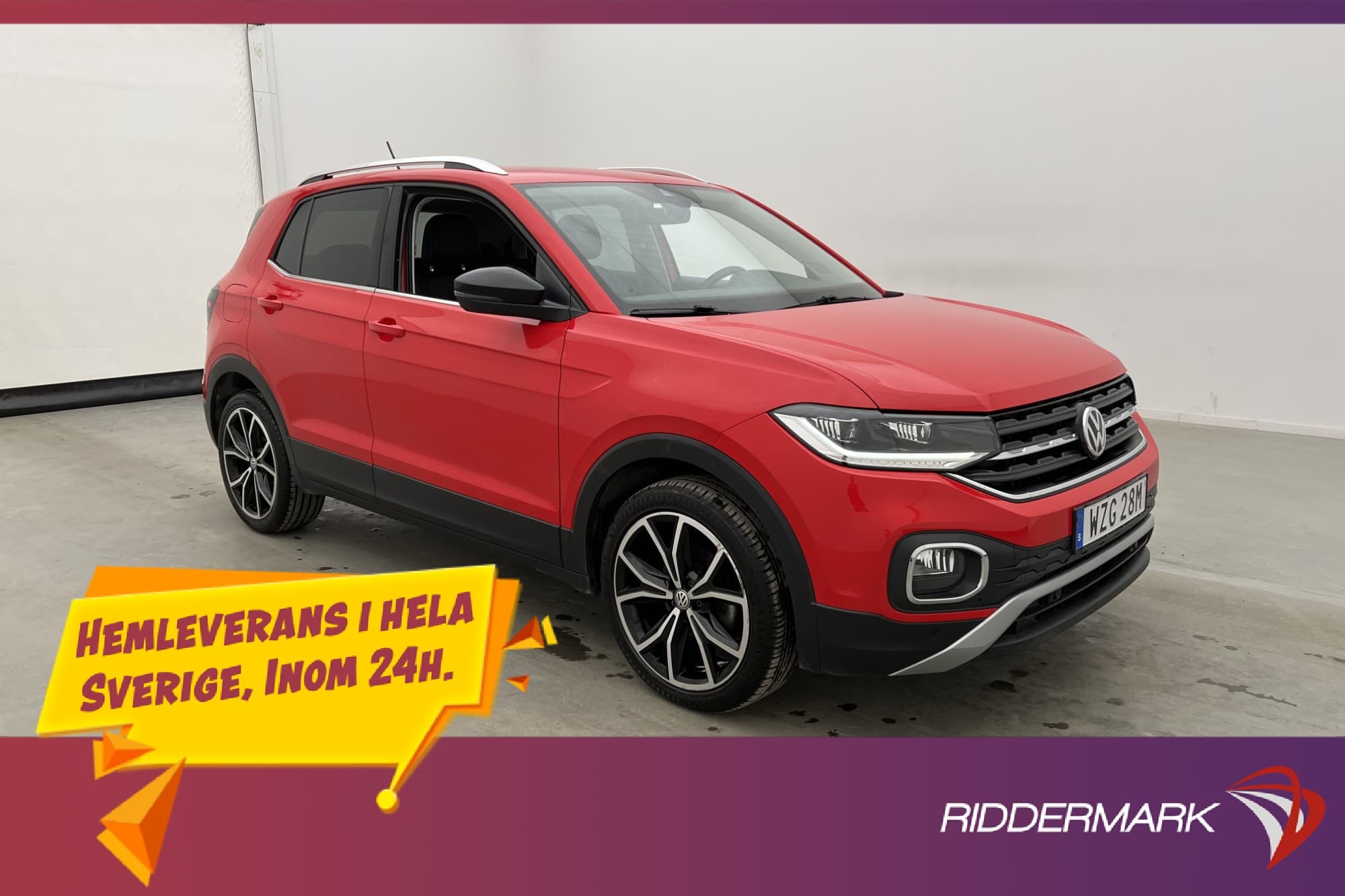 Volkswagen T-Cross 1.0 TSI 116hk Bluetooth Halvskinn