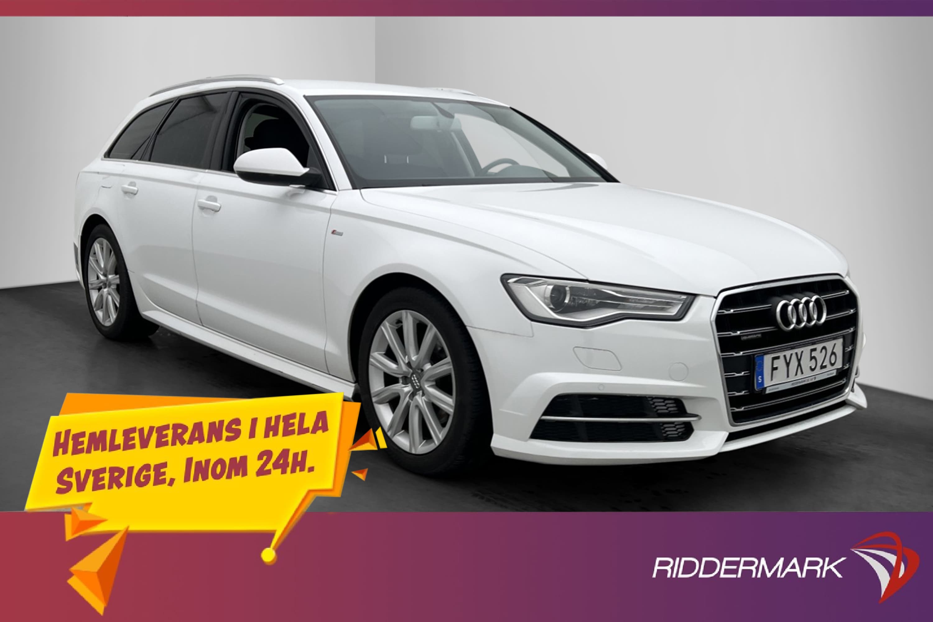 Audi A6 2.0 TDI Quattro 190hk S-Line Sensorer Drag
