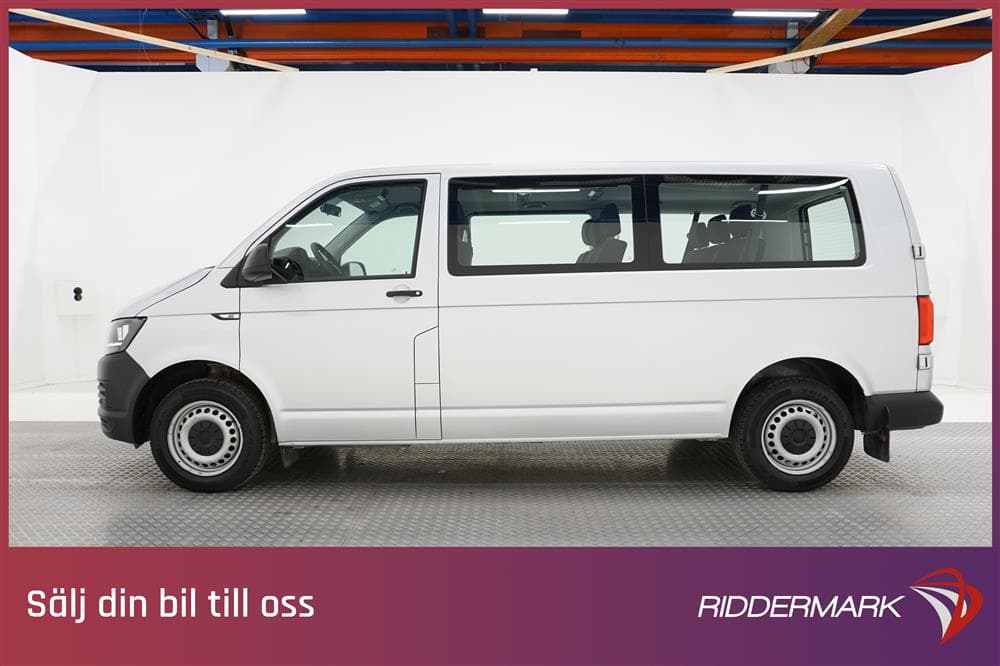 Volkswagen Transporter 2.0 TDI 150hk 9-sits Lång PDC exteriör