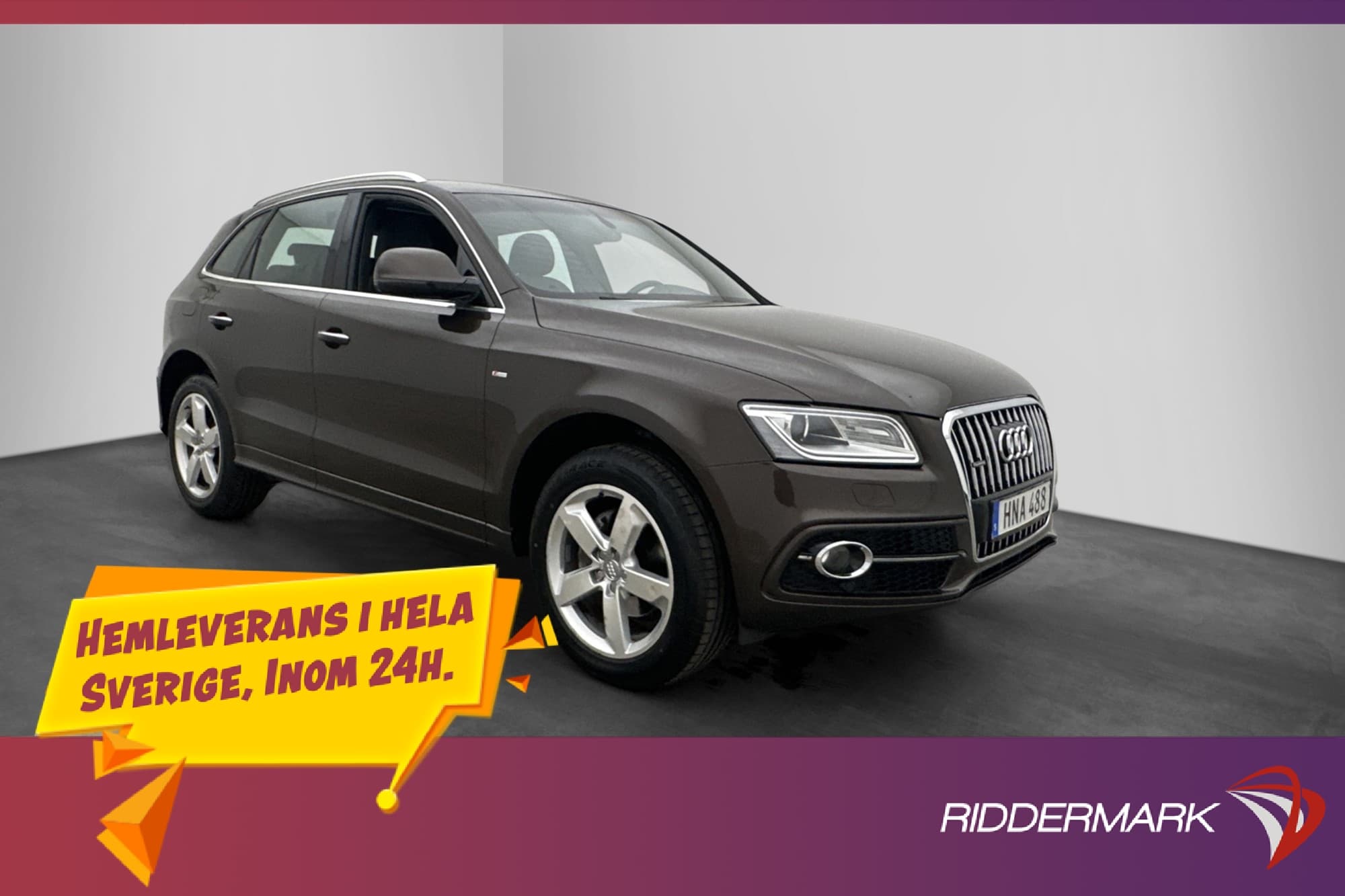 Audi Q5 TDI Quattro 190hk S-Line Panorama Dragkrok Sensorer