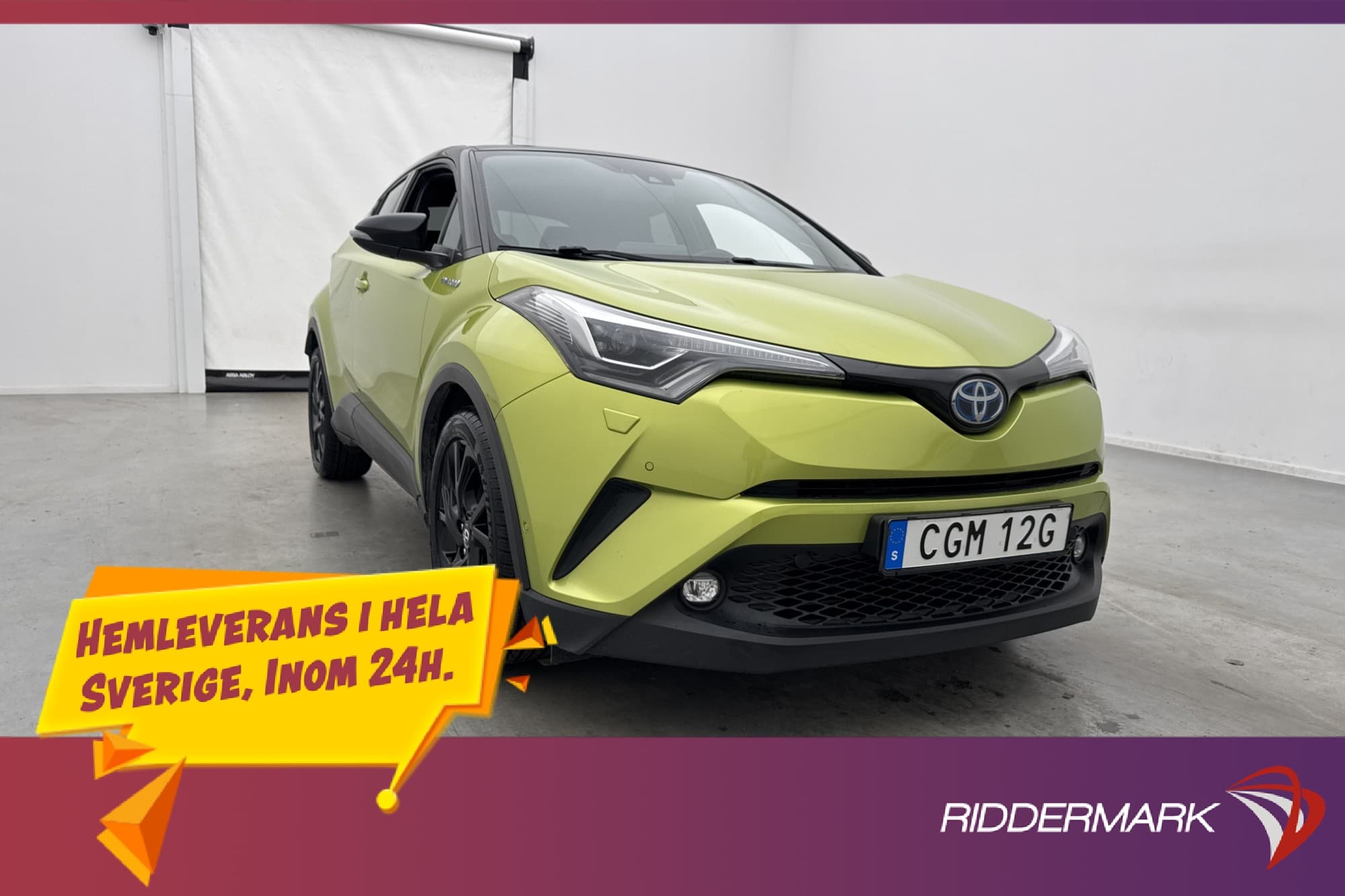 Toyota C-HR Hybrid Neon Lime Edt JBL Kamera Rattvärme Drag
