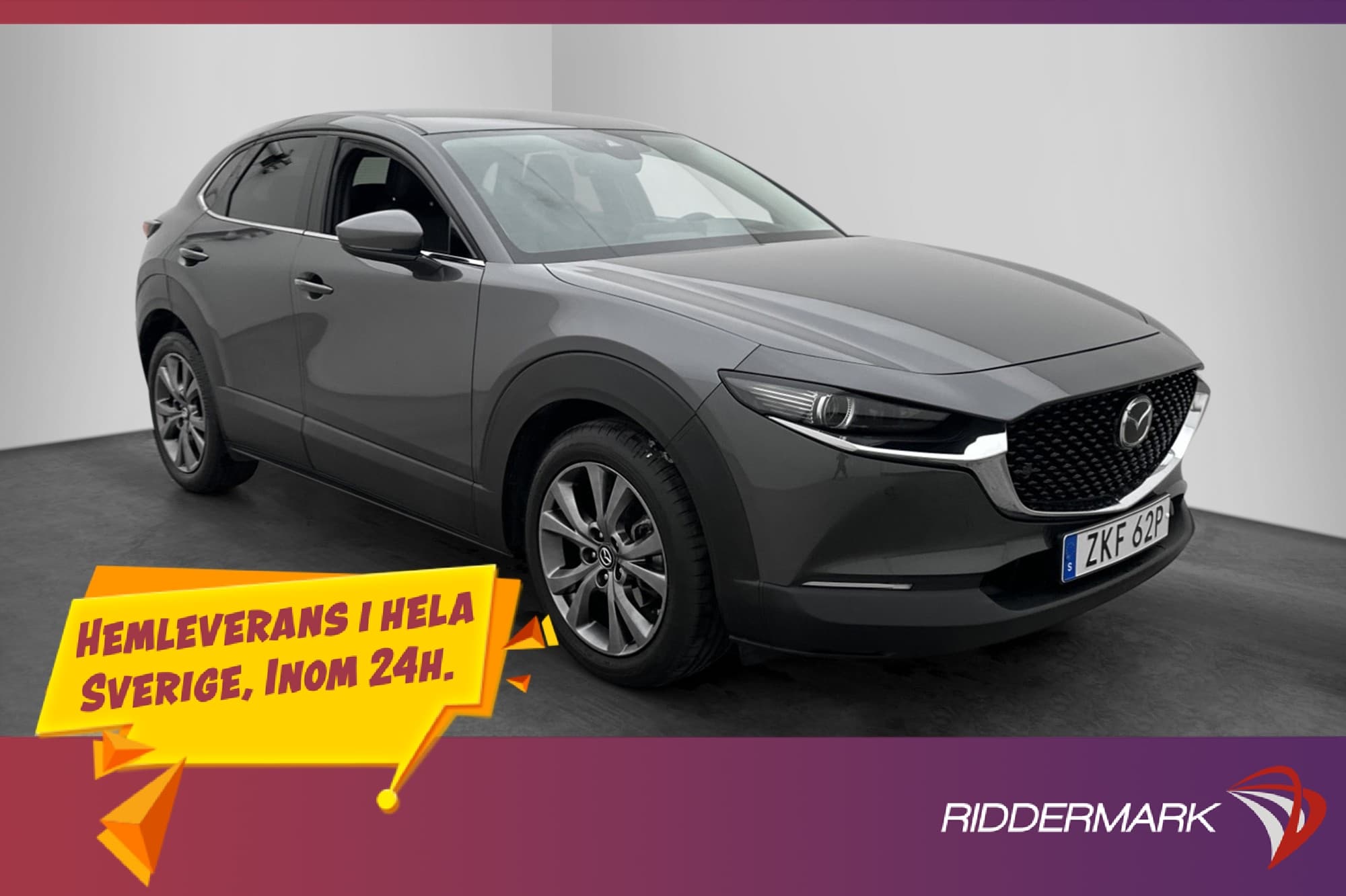 Mazda CX-30 2.0 M Hybrid AWD M-Värm Skinn BOSE HuD Drag Navi