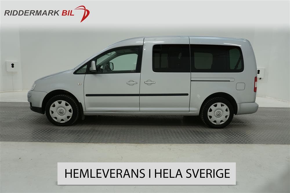 Volkswagen Caddy Maxi Life 1.9 TDI 7-sits Drag Nyservad 