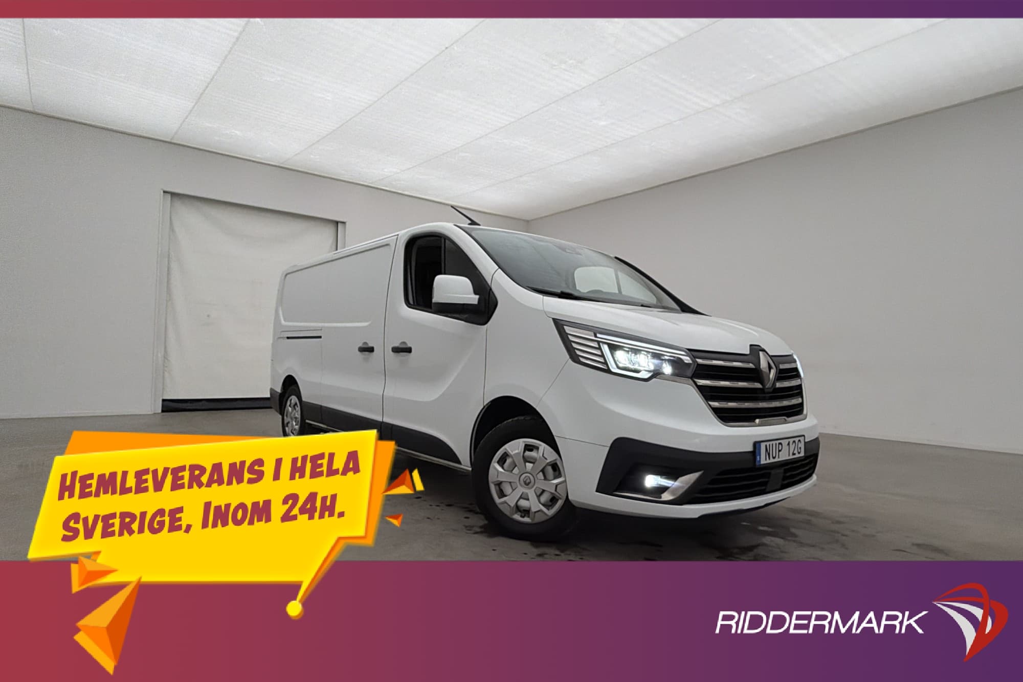 Renault trafic L2 Värmare LED Drag 2xDörr PDC CARPLAY Moms