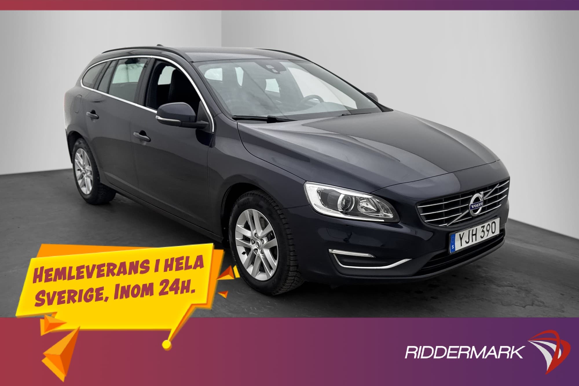 Volvo V60 D3 Momentum Värmare VOC Halvskinn Drag Få brukare