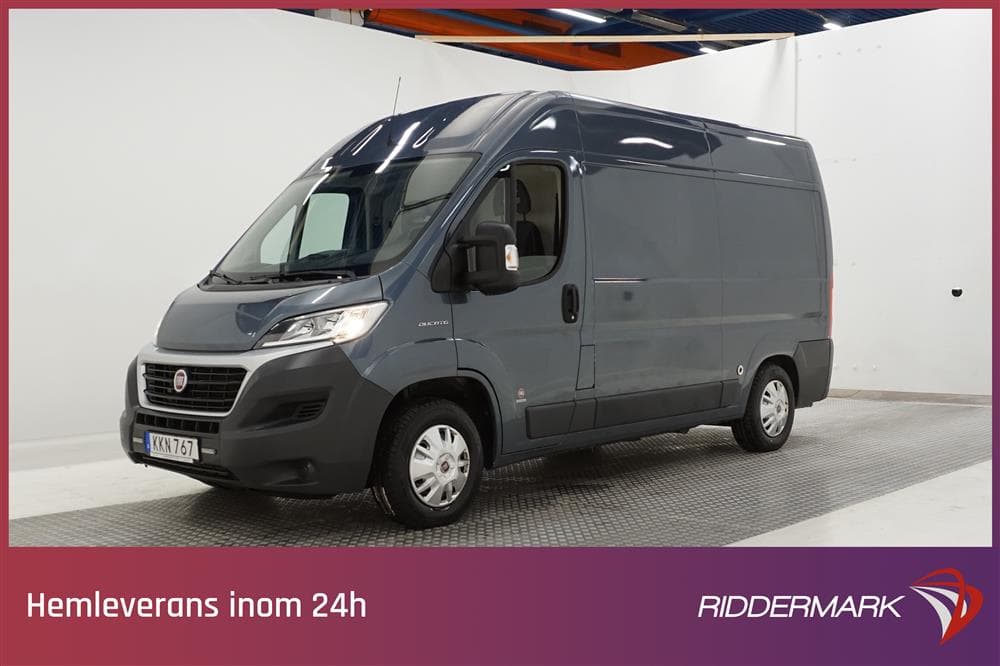 Fiat Ducato 2.3 L2H2 Spolbil Kamera Drag Värmare Moms 